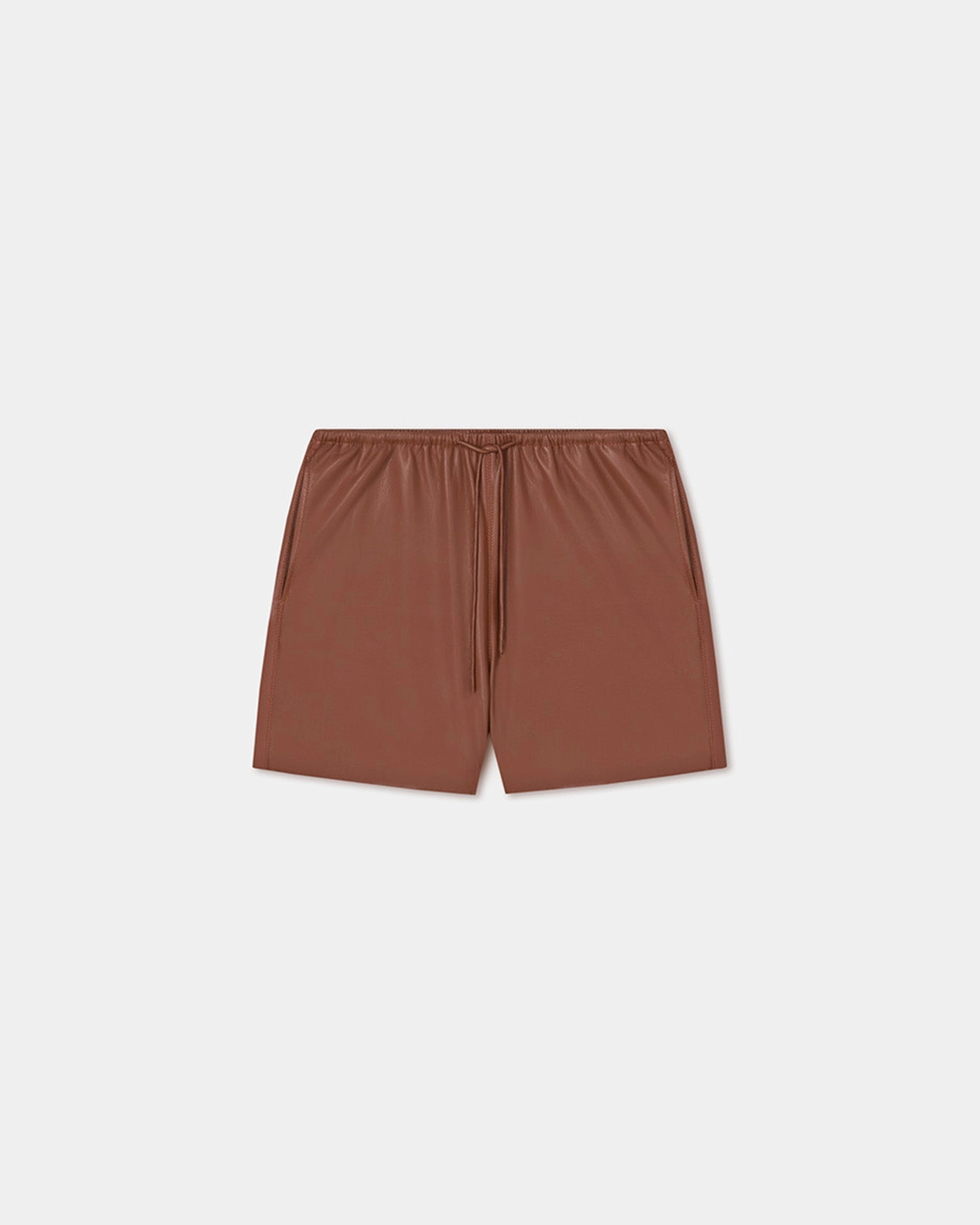 Aniela - Okobor? Alt-Leather Shorts - Henna AntiPillingFabric
