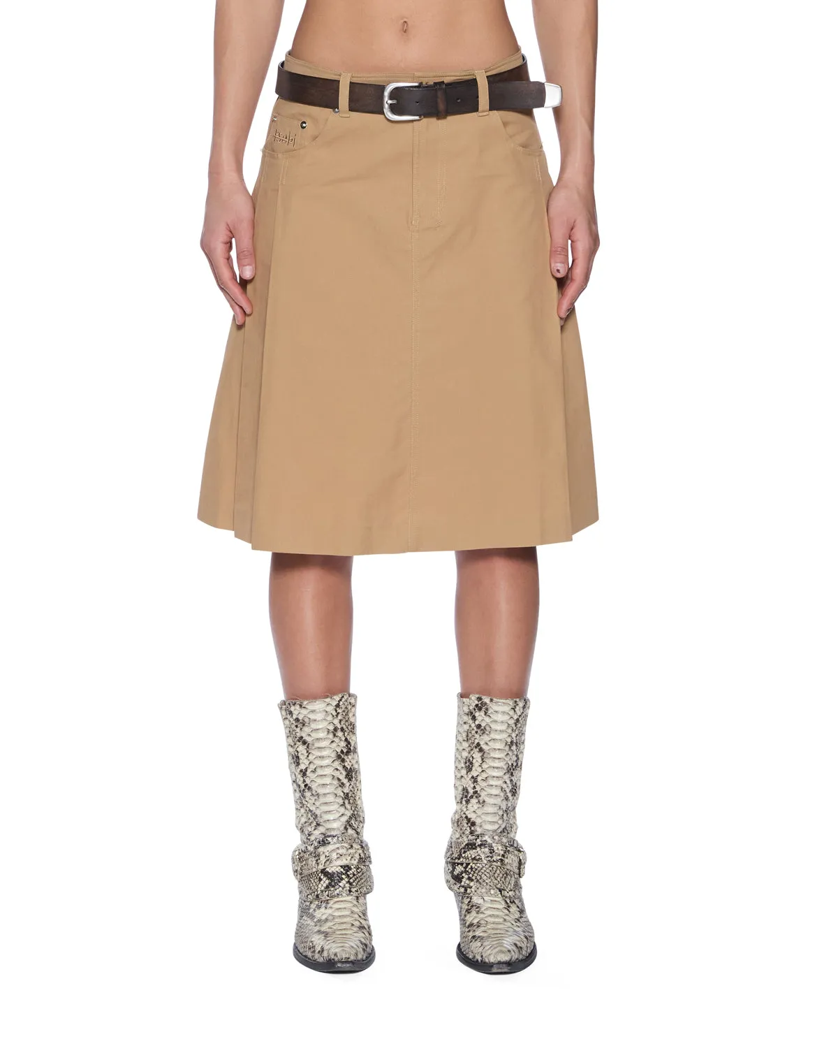 Balanced Piece Perfect Waistband TRINITY KILT TAN