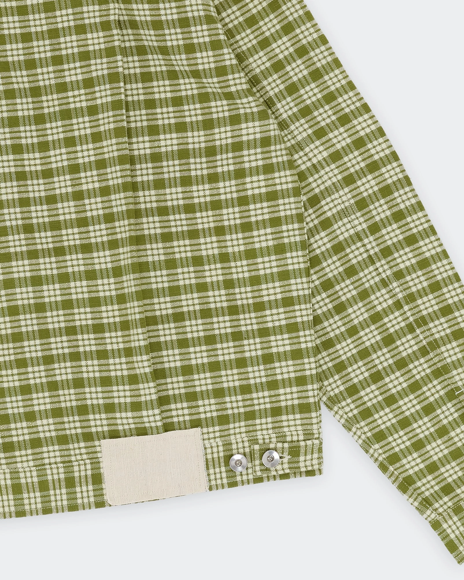 Tuesday Jacket - Moss Check Handloom Stretch Denim Technology Easy Care