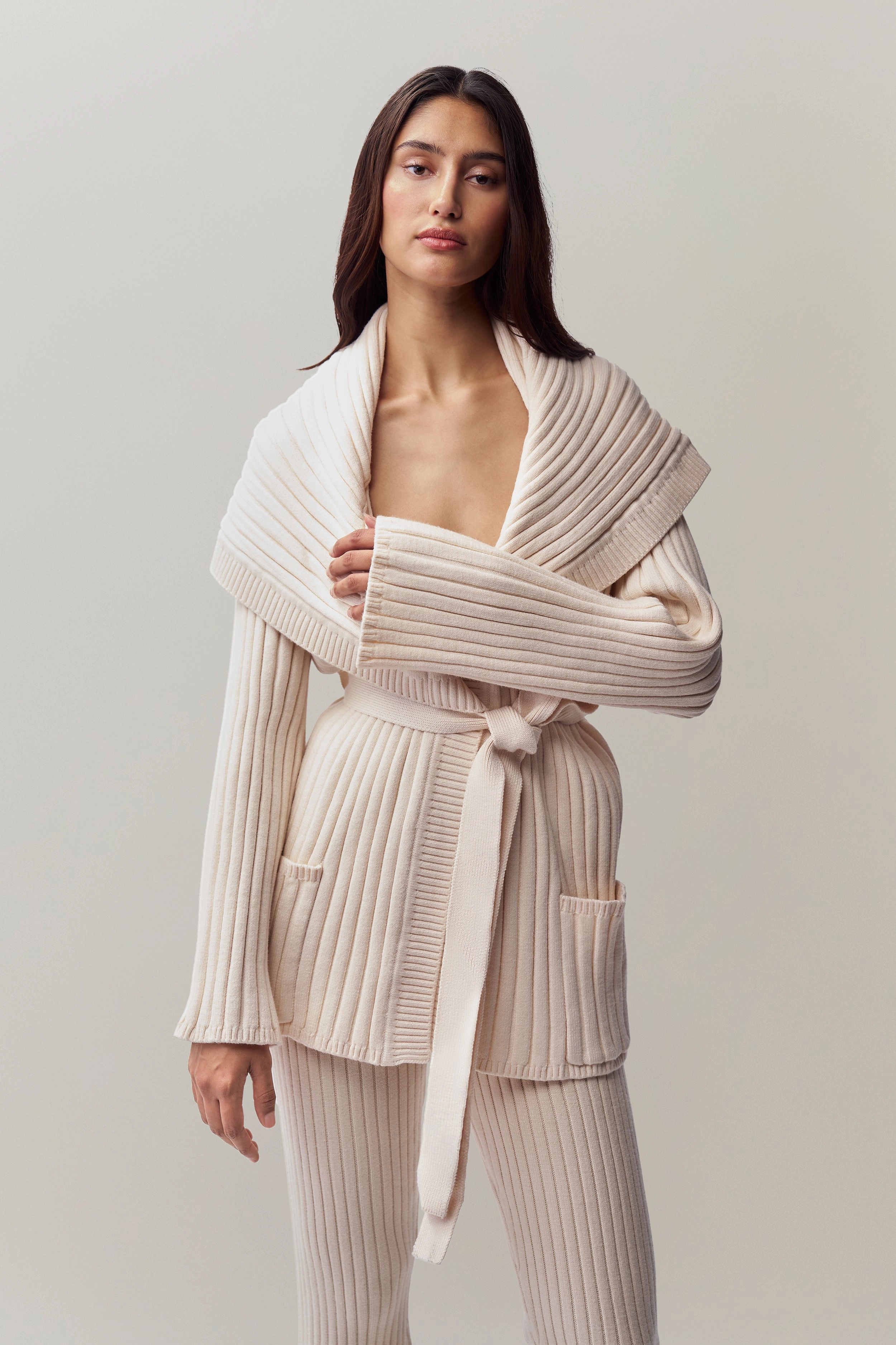 Tullia Slouchy Cardigan Heat Retention Technology