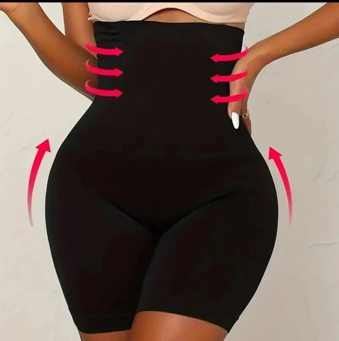 Tummy Control Shapewear Shorts High Waisted Body Shaper Shorts Women Seamless Girdles Under Dresses Thigh Slimmer Slip Shorts