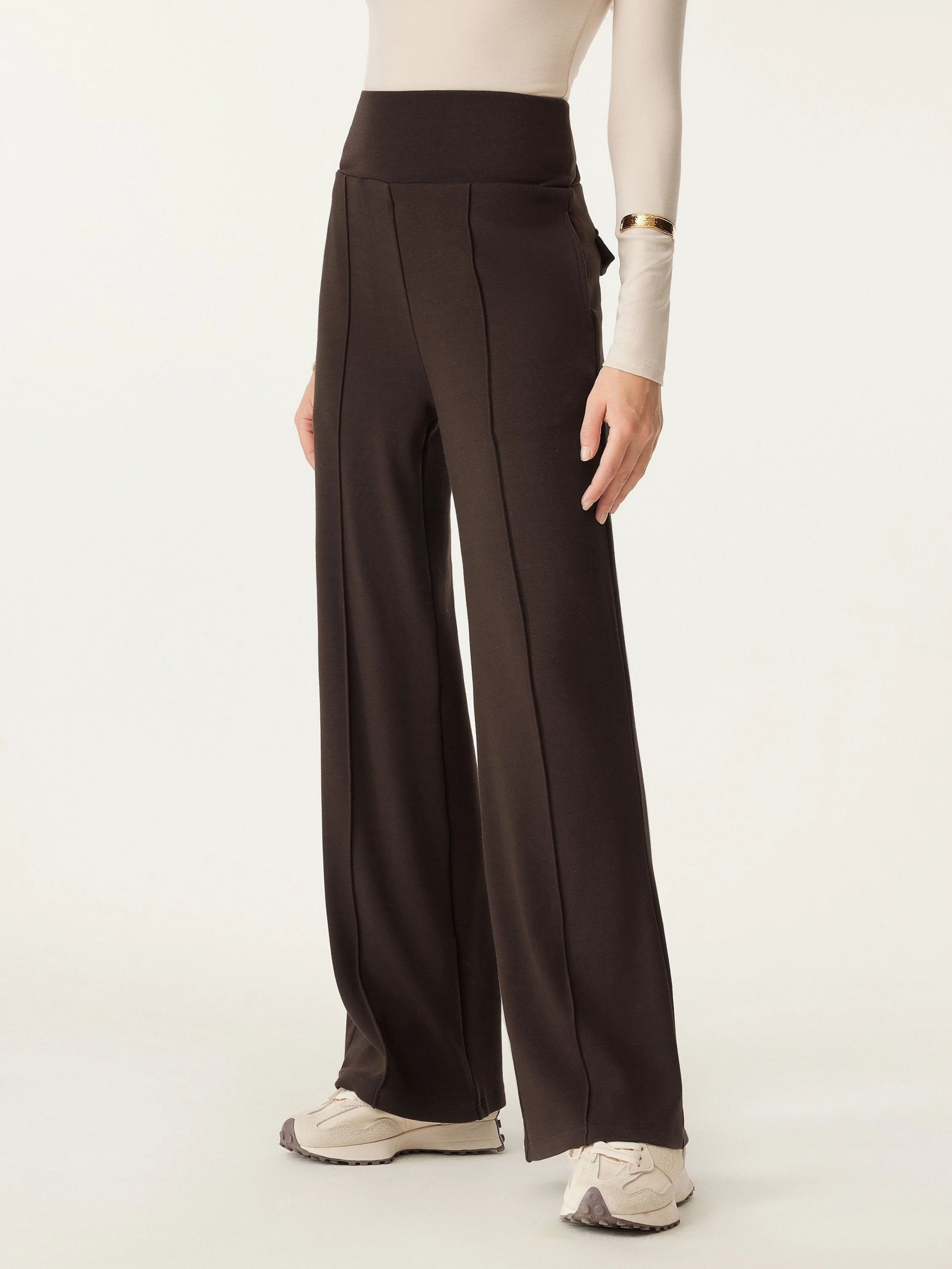 Tummy Warmer Pin-Tuck Pant Travel Ready Freedom Motion