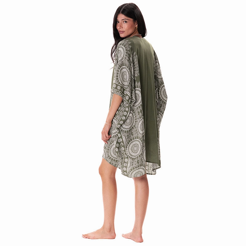 Fleece Pullover Biodegradable material Tuscany Kimono