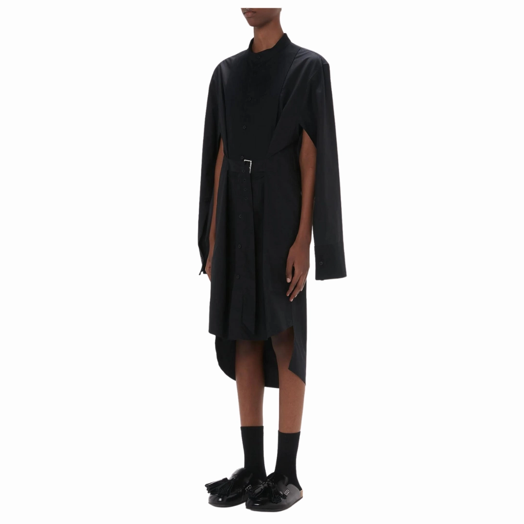 Tuxedo Shirt Dress effortless grace