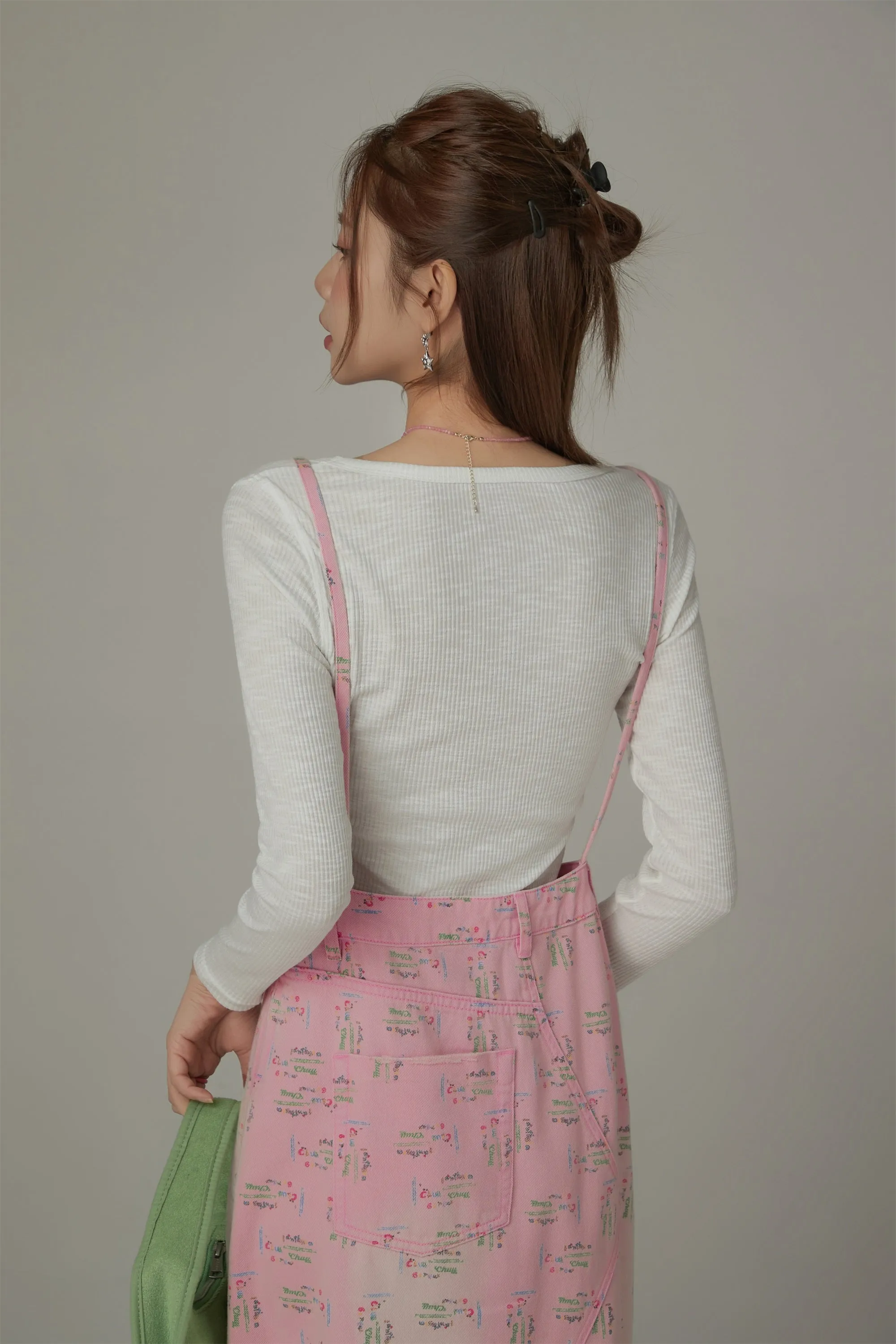 U-Neck Cropped T-Shirt