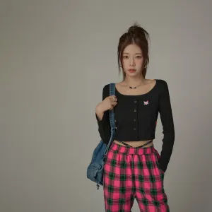 U-Neck Cropped T-Shirt