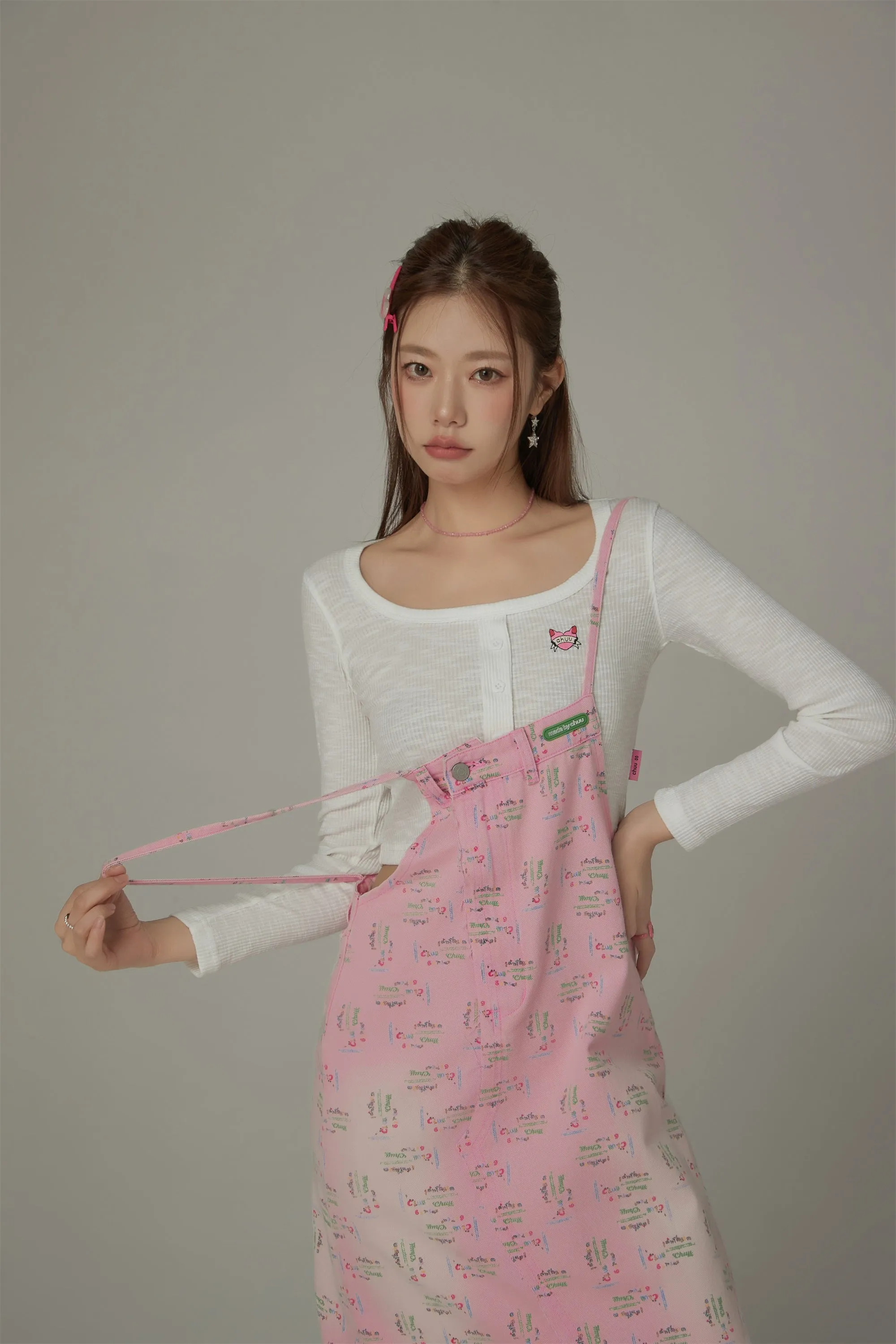 U-Neck Cropped T-Shirt