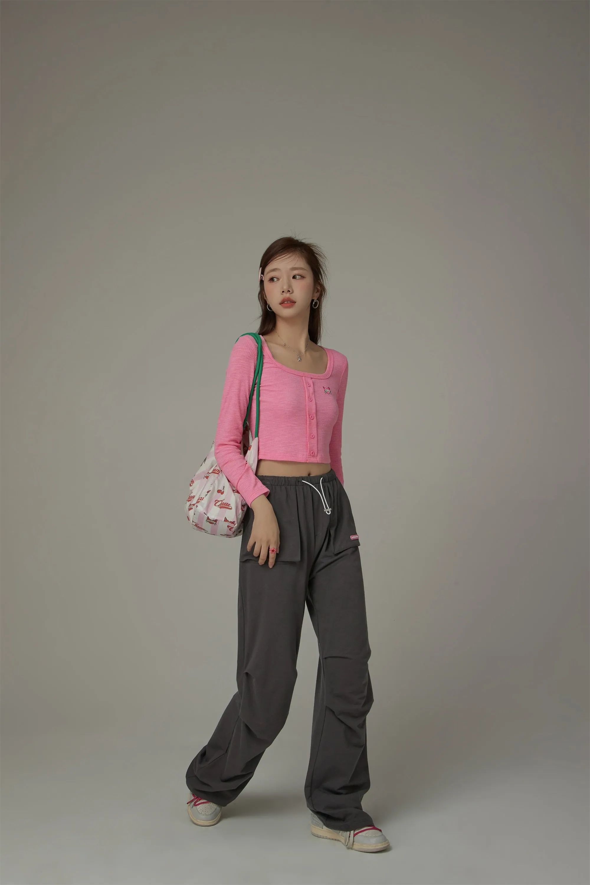 U-Neck Cropped T-Shirt