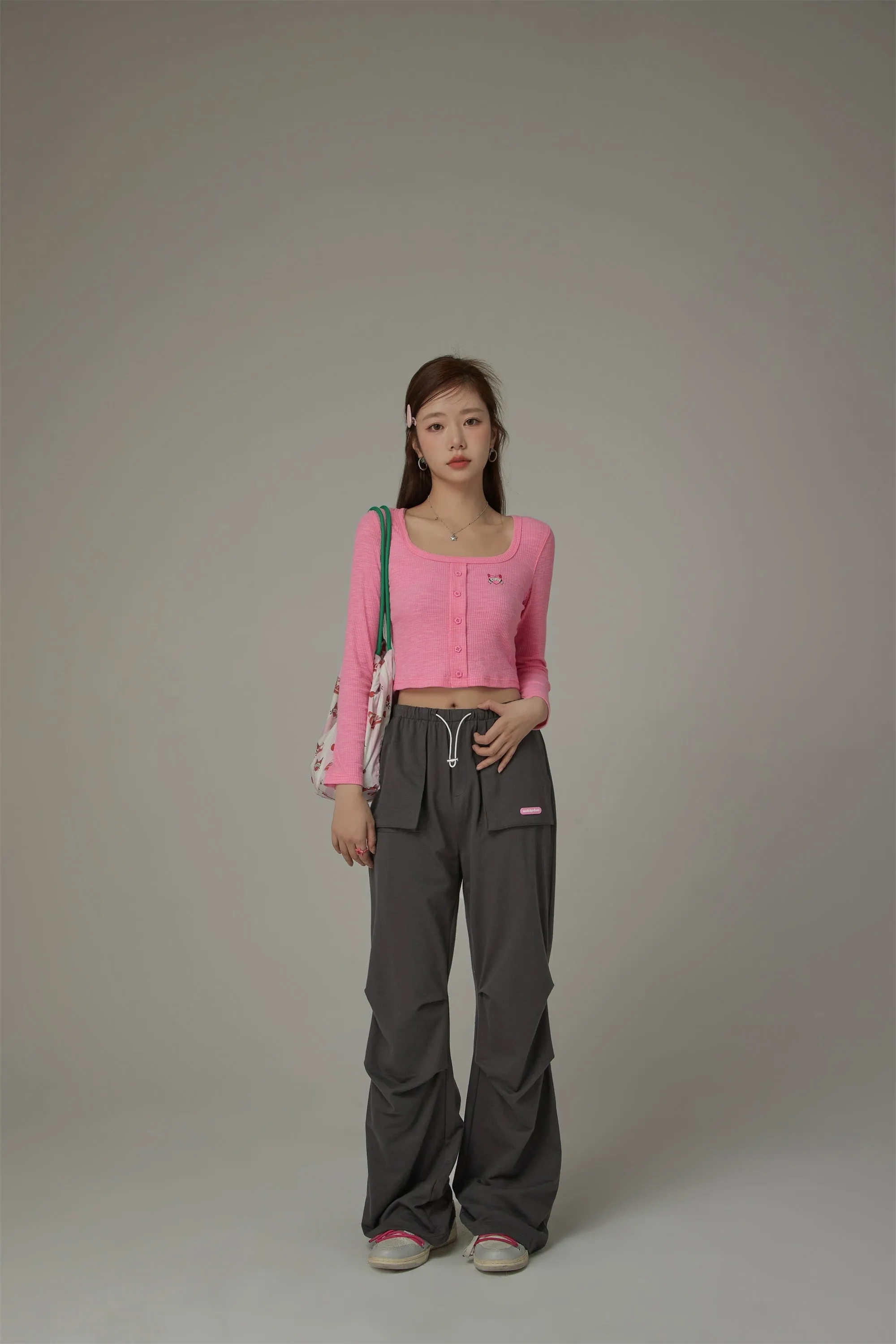 U-Neck Cropped T-Shirt