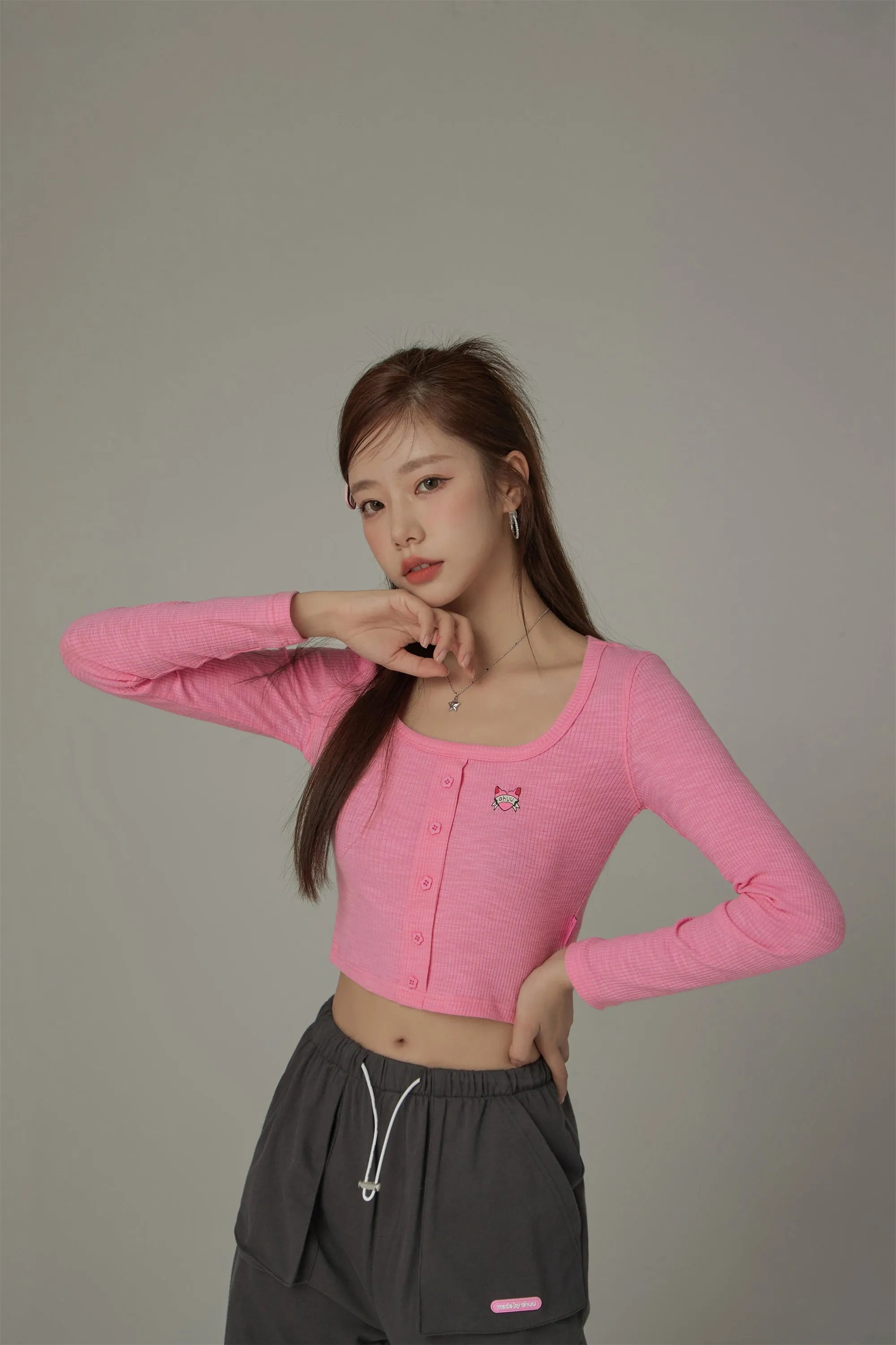 U-Neck Cropped T-Shirt