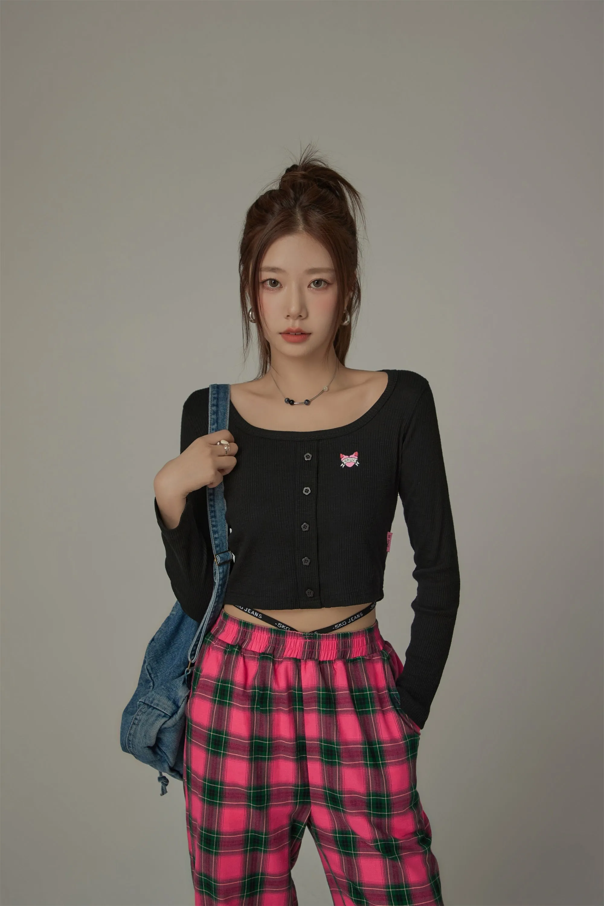 U-Neck Cropped T-Shirt