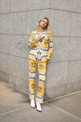 Functional Design Ikat Pants Yellow