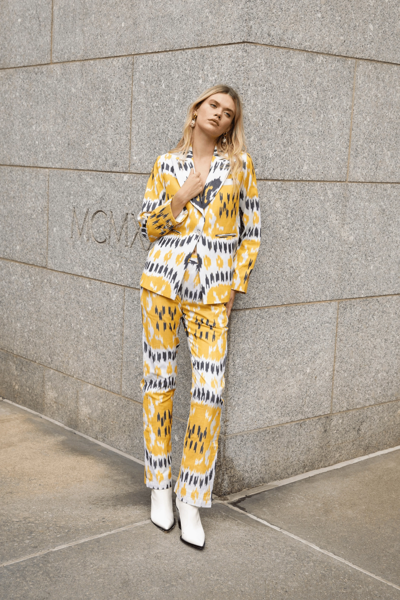 Movement Ready Fit Ikat Pants Yellow