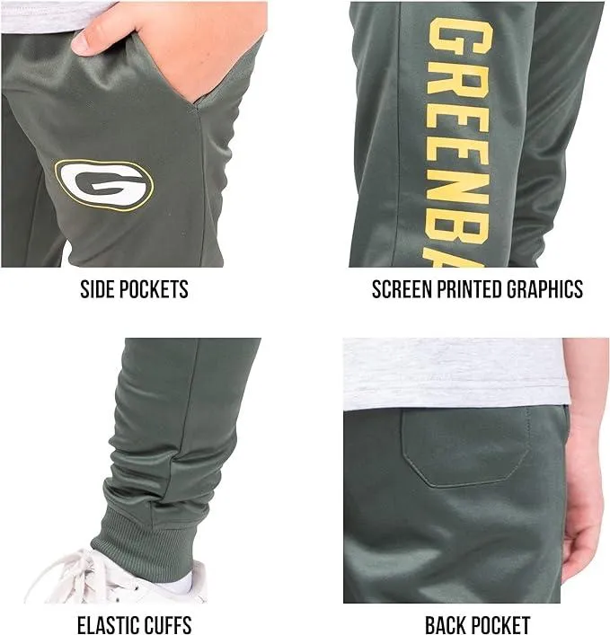 Ultra Game NFL Official Youth Super Soft Game Day Jogger Sweatpants, Denver Broncos|Denver Broncos