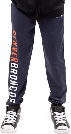 Ultra Game NFL Official Youth Super Soft Game Day Jogger Sweatpants, Denver Broncos|Denver Broncos
