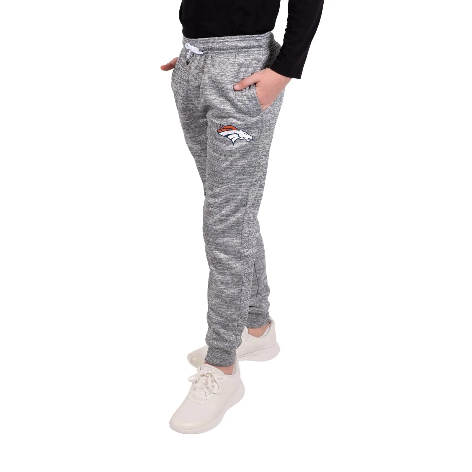 Ultra Game NFL Official Youth Super Soft Game Day Jogger Sweatpants, Denver Broncos|Denver Broncos
