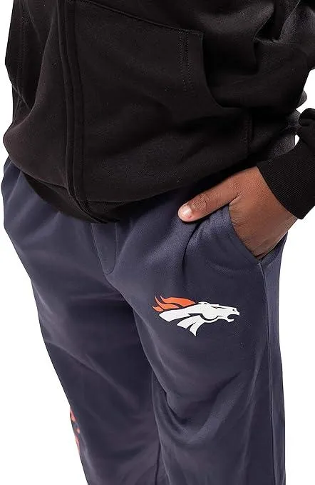 Ultra Game NFL Official Youth Super Soft Game Day Jogger Sweatpants, Denver Broncos|Denver Broncos