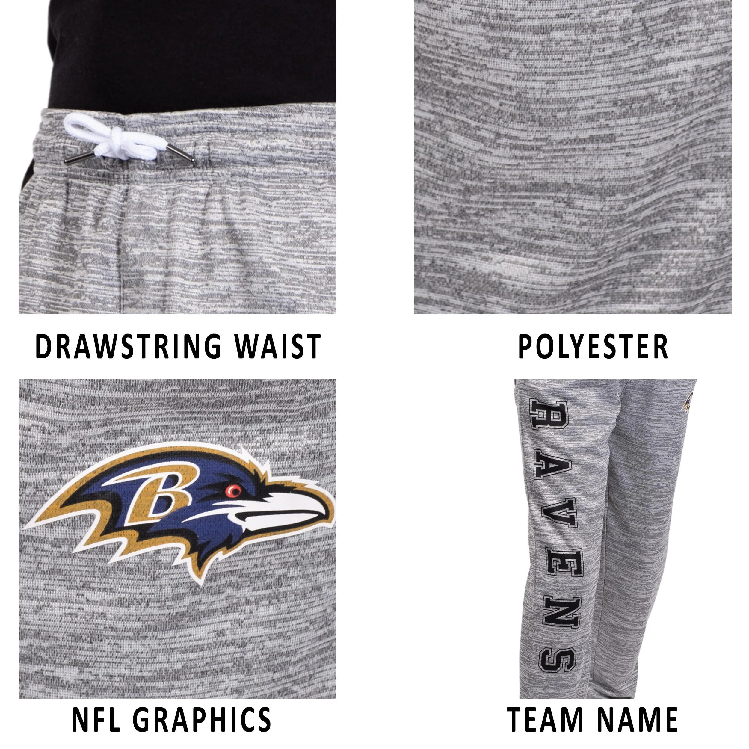 Ultra Game NFL Official Youth Super Soft Game Day Jogger Sweatpants, Denver Broncos|Denver Broncos