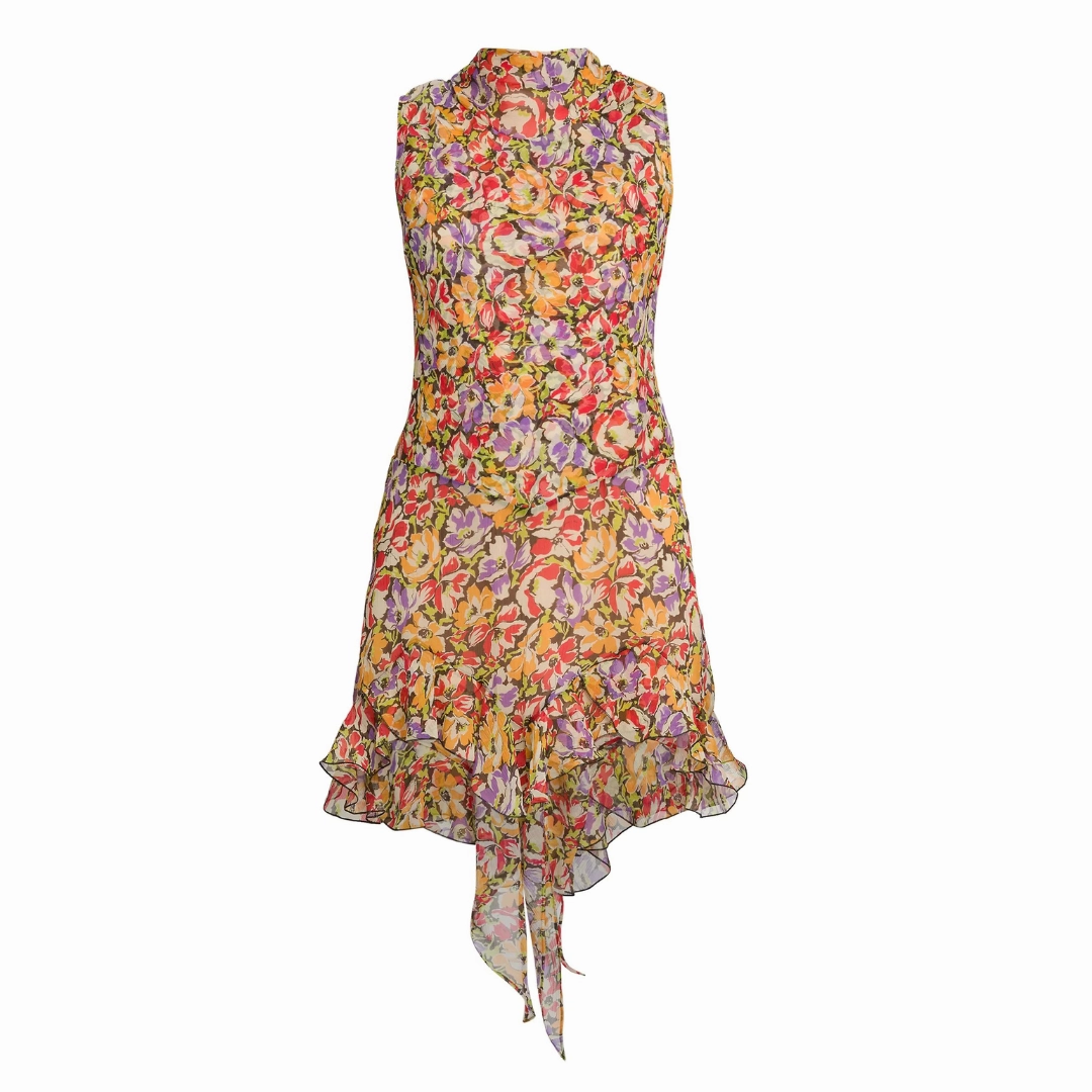 Dainty Finish Active Moments Ultra Floral Ruffled Dress