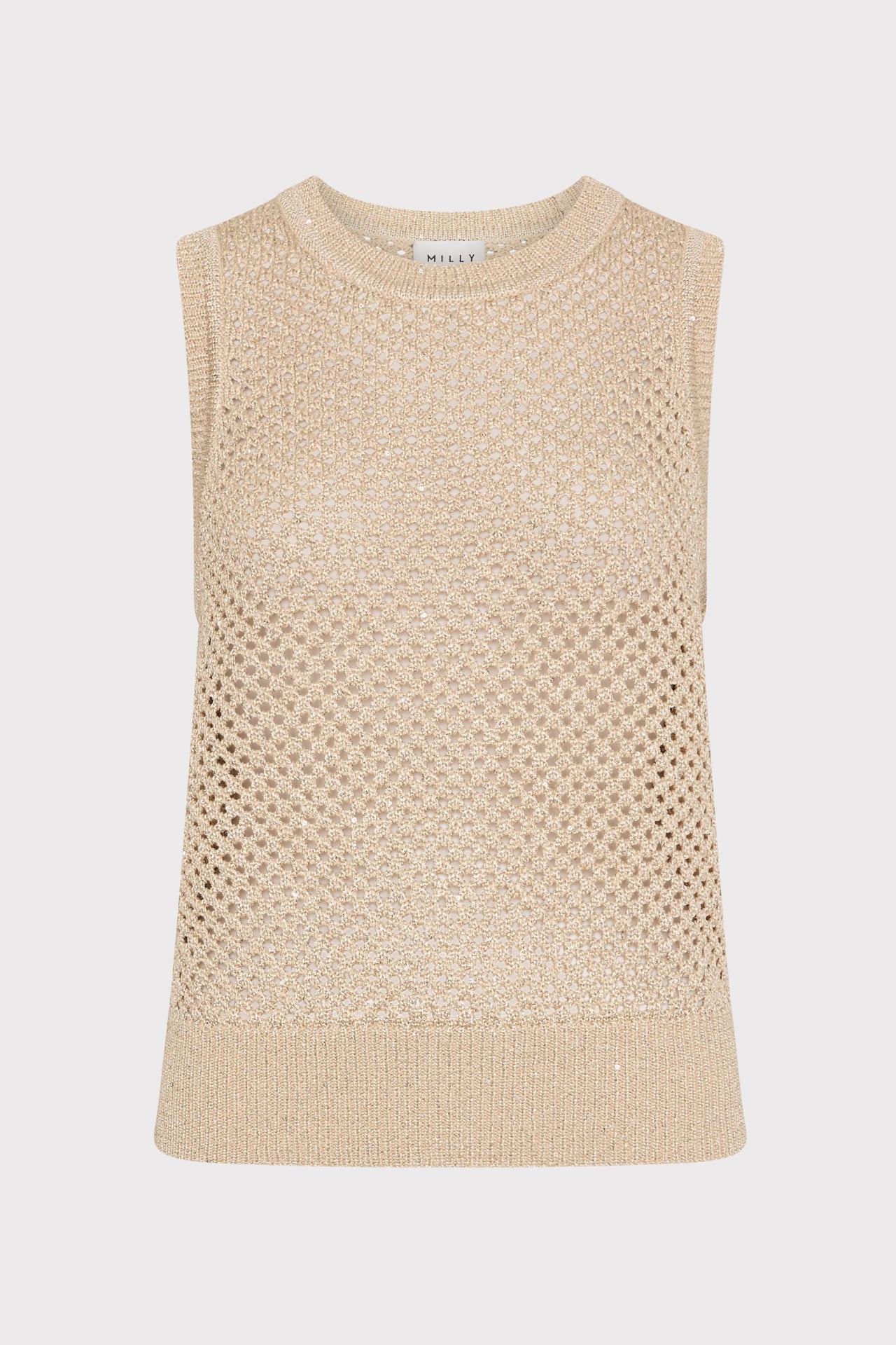 Sequin Mesh Shell Sweater LanolinFree Wool Processing Versatile Comforted