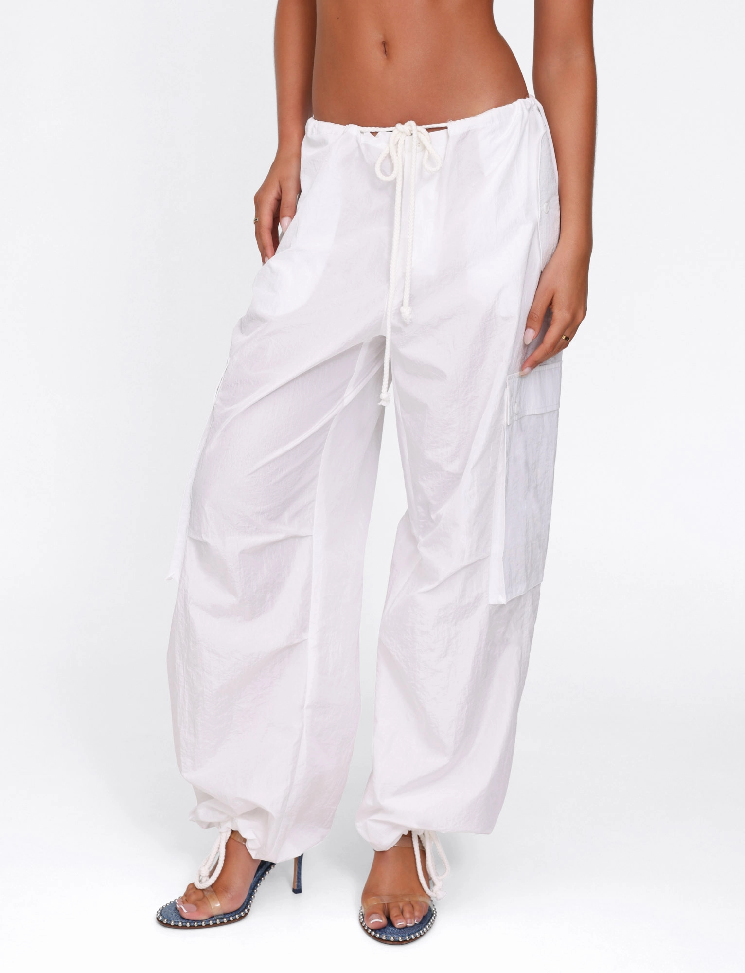 Move Comfort Tagless Design VIOLETTE PANT - WHITE