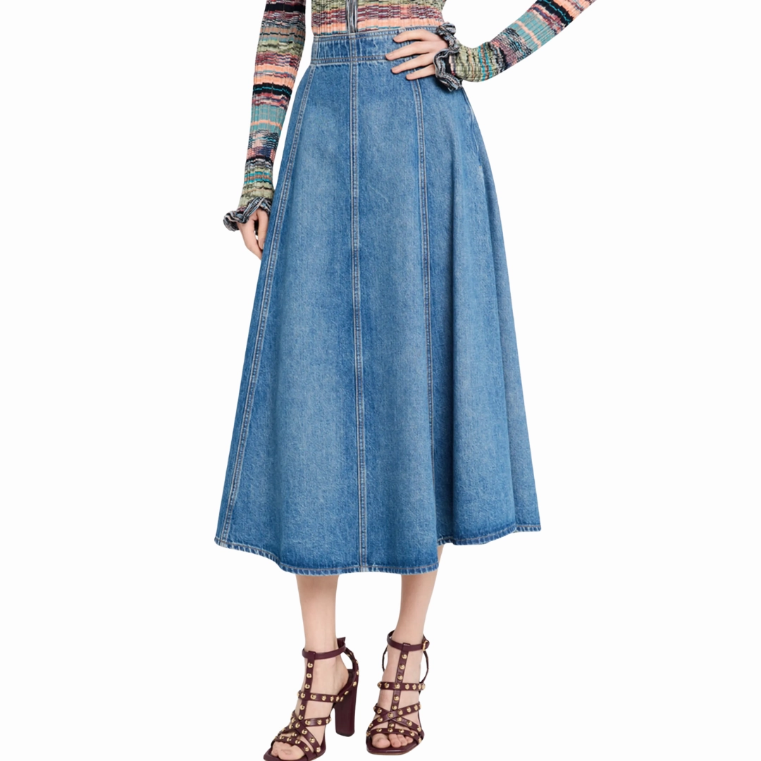 Non Irritating Edges Uma Denim Skirt