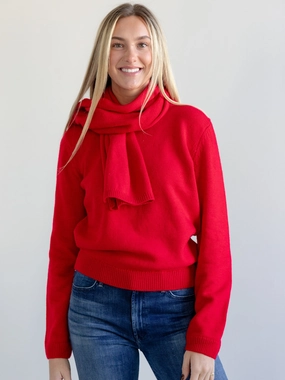 Ruby Scarf Sweater Just Right