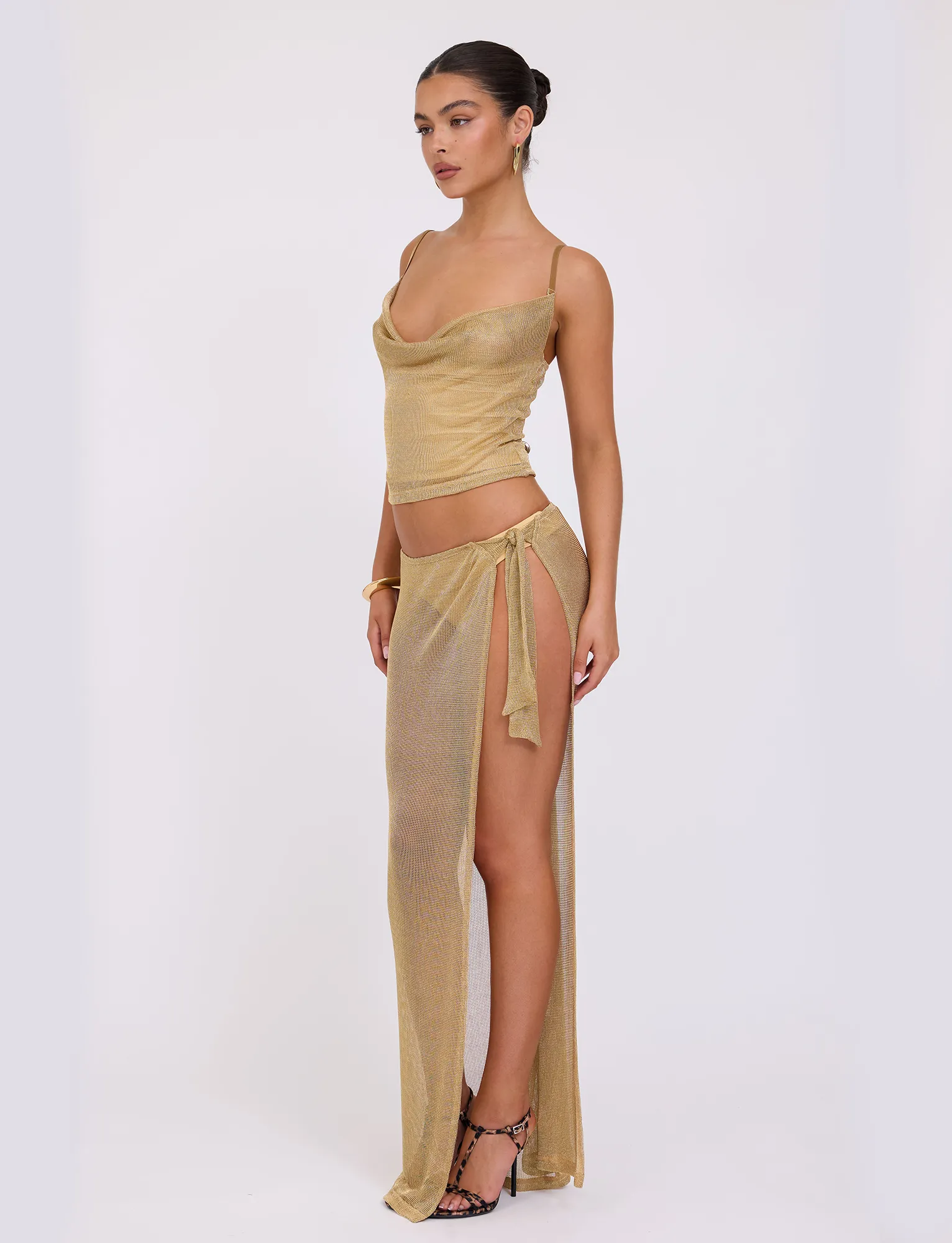 WYNNE SKIRT - GOLD Resale Value