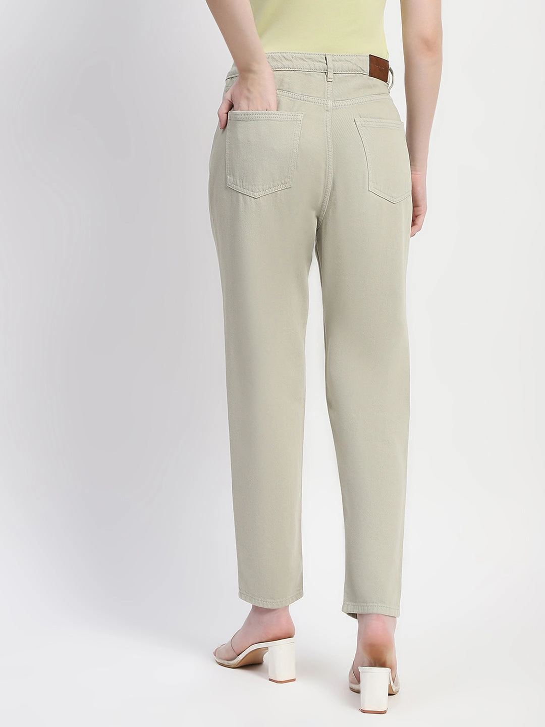 Style Combo Madame Straight Fit Cotton Mint Denim