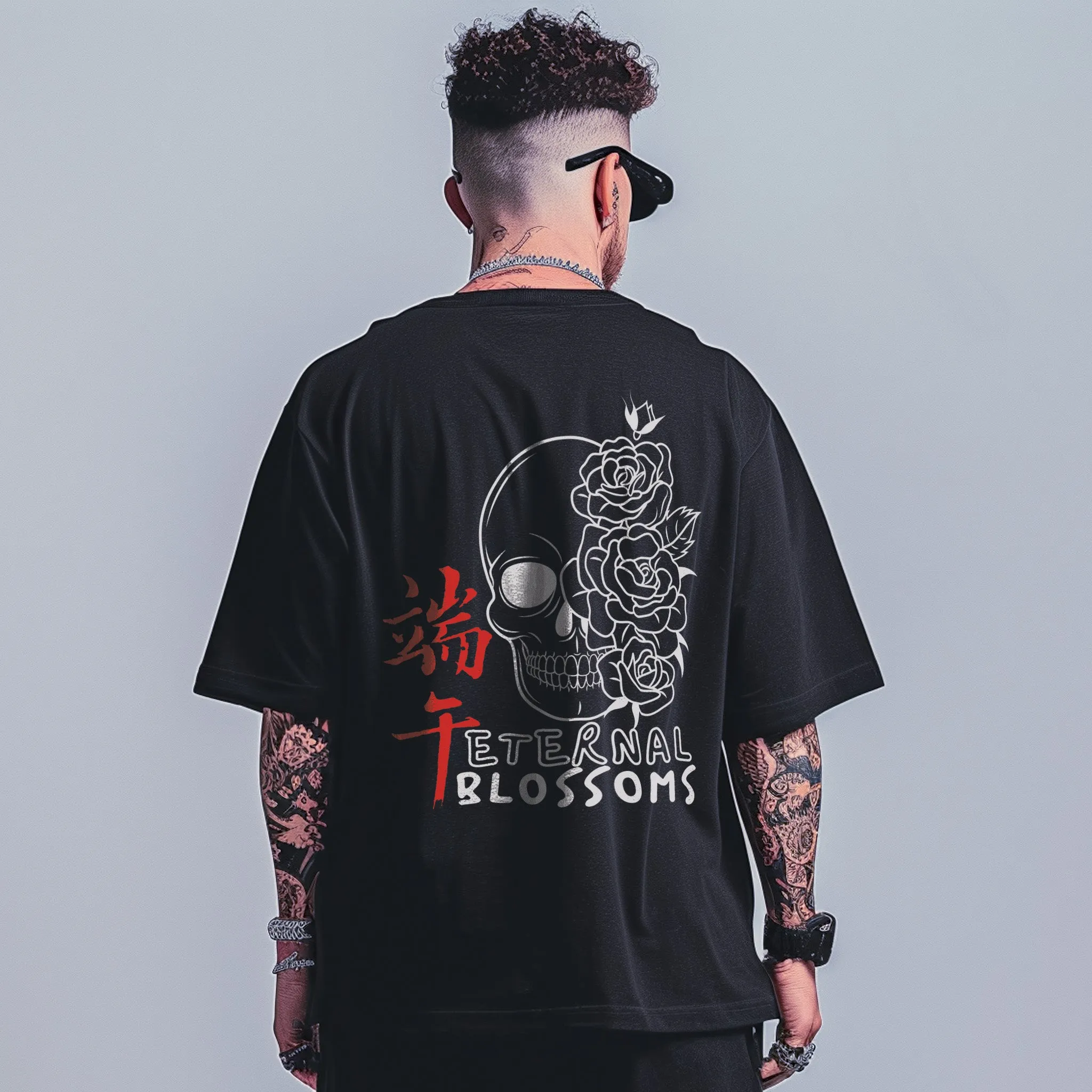 Unisex Eternal Blossom Oversized Graphic Tees