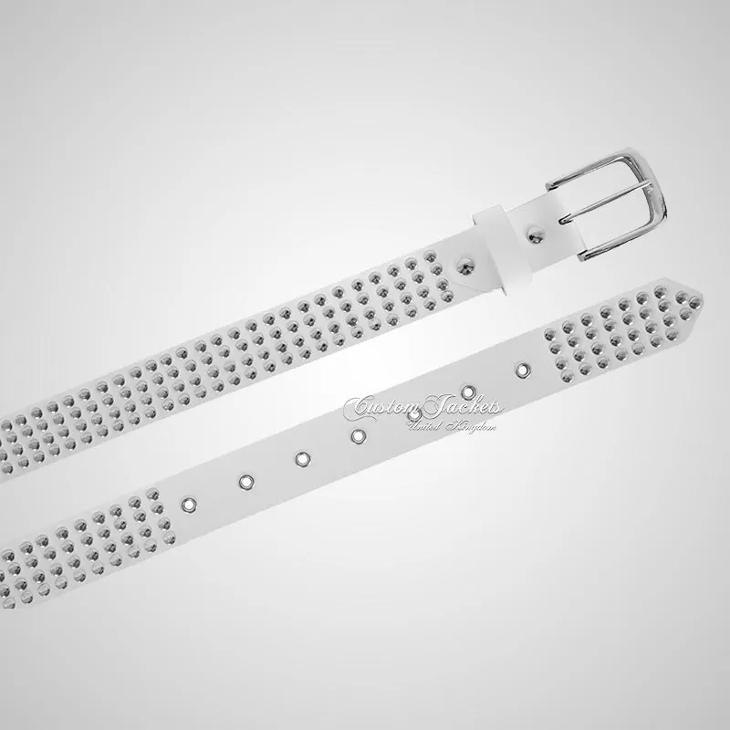 Unisex Studded Leather Belts Punk Biker Gothic Style