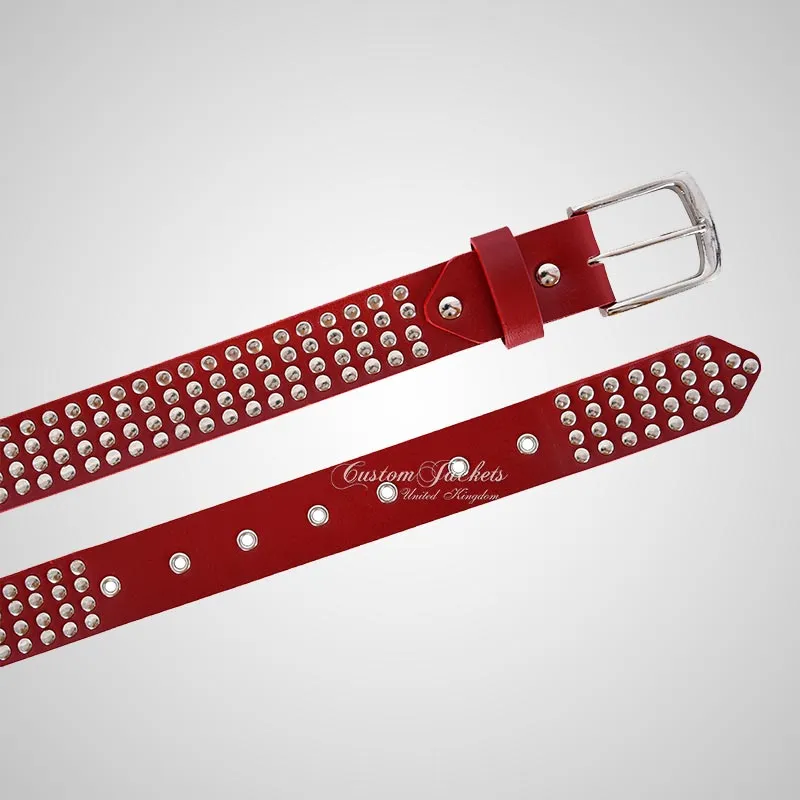 Unisex Studded Leather Belts Punk Biker Gothic Style