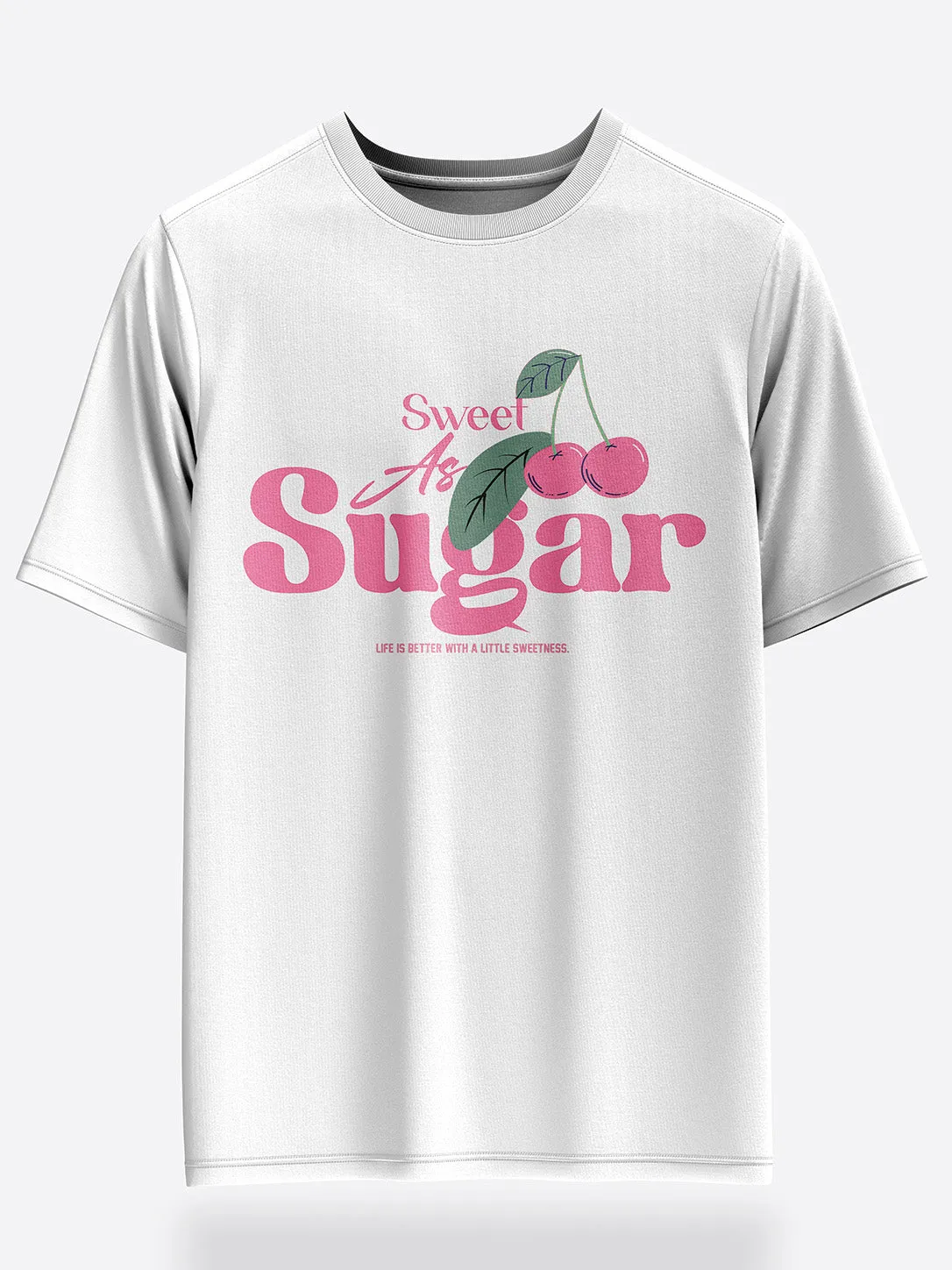 Unisex Sweet as Sugar Oversized Graphic T-Shirt