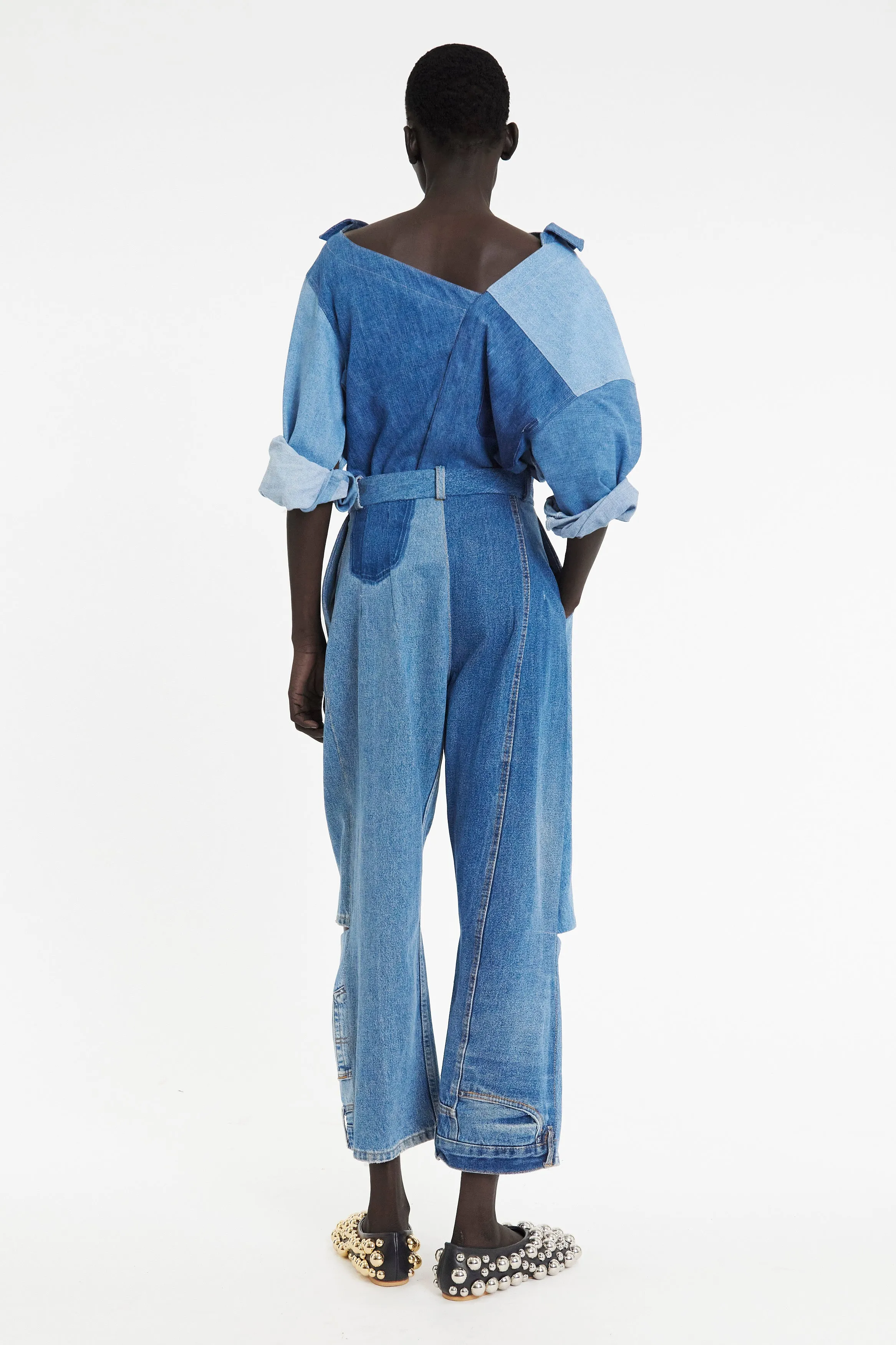 Garment Washed Softness Fit For Life Upcycled Denim Jeans Blue