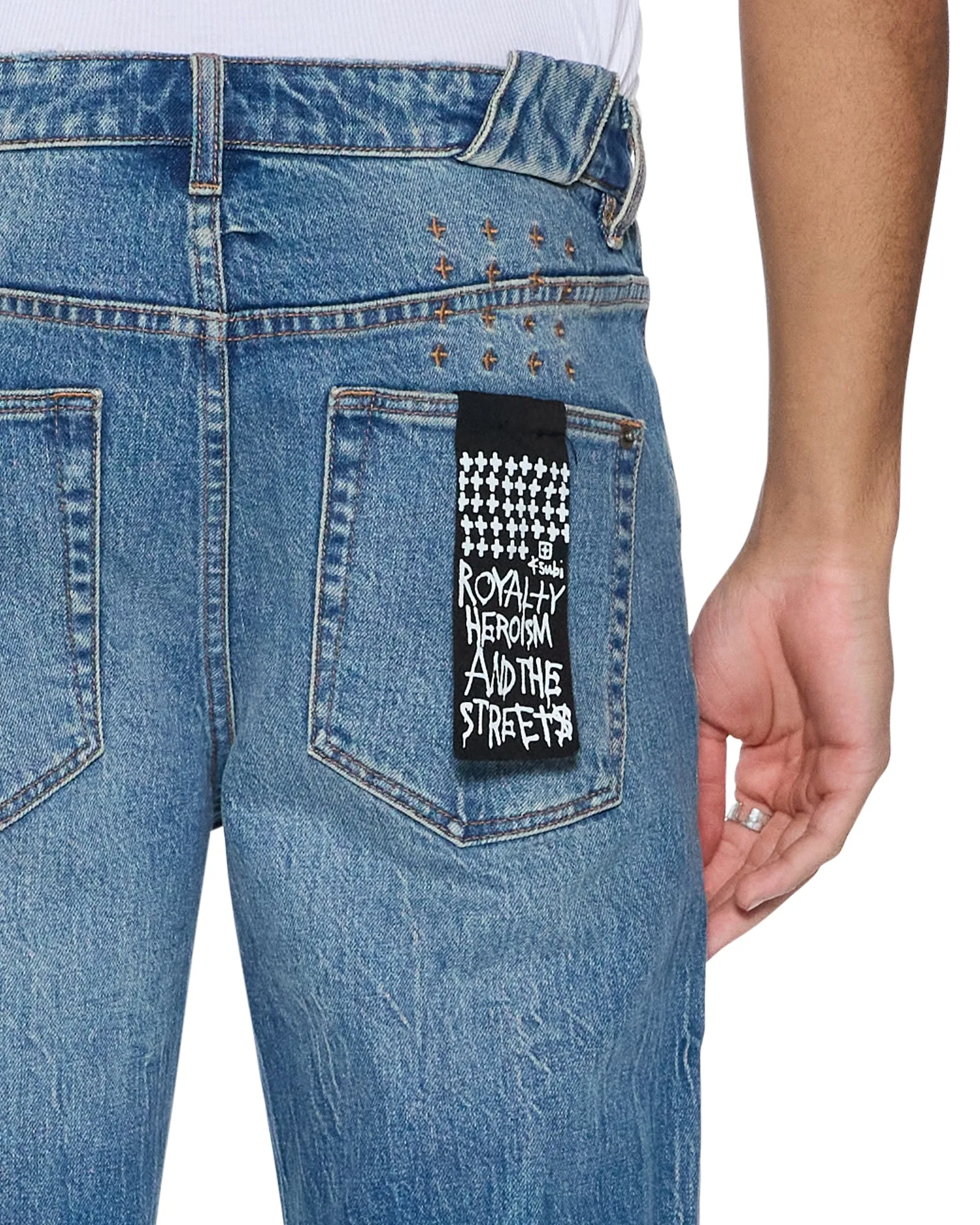 CHITCH TEXAS BLUE Stretch Unisex Wear Classic Wear High Rise