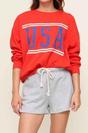 Lightweight Weave Usa Sunday Sweatshirt