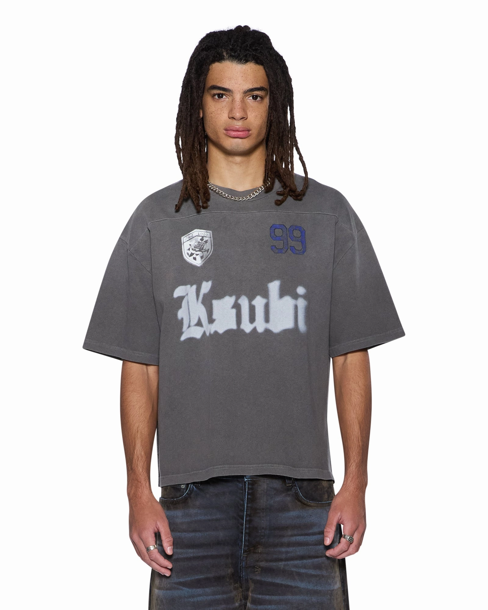 UTOPIA HALEN RAGLAN SS TEE CHARCOAL StretchReinforcedArmholes