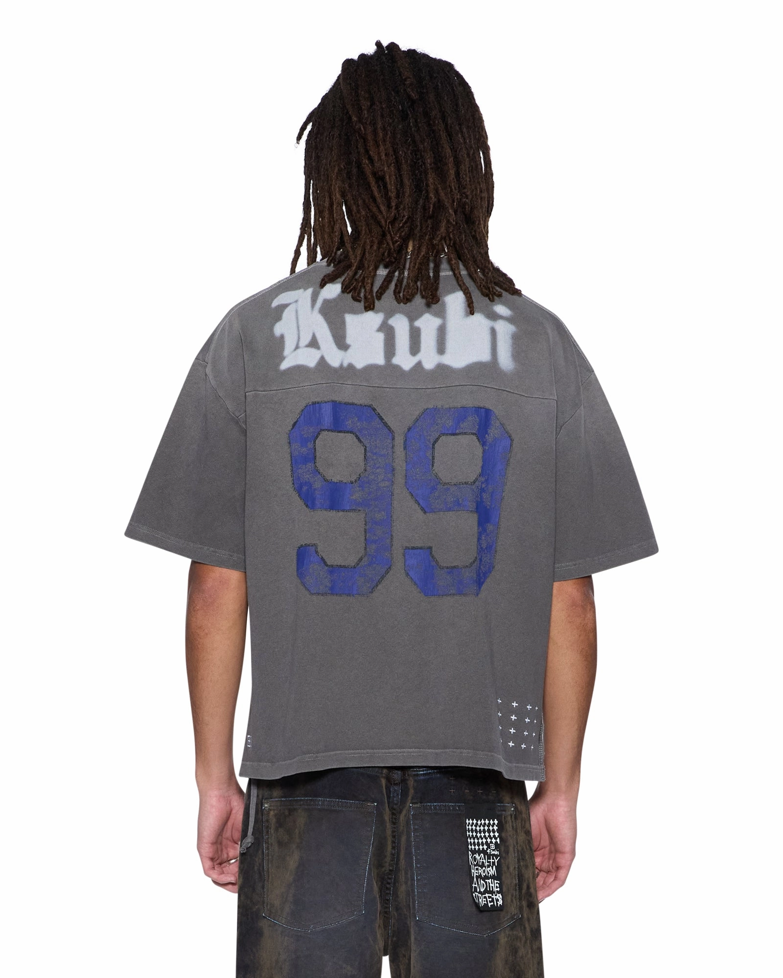 UTOPIA HALEN RAGLAN SS TEE CHARCOAL Comfortable fit