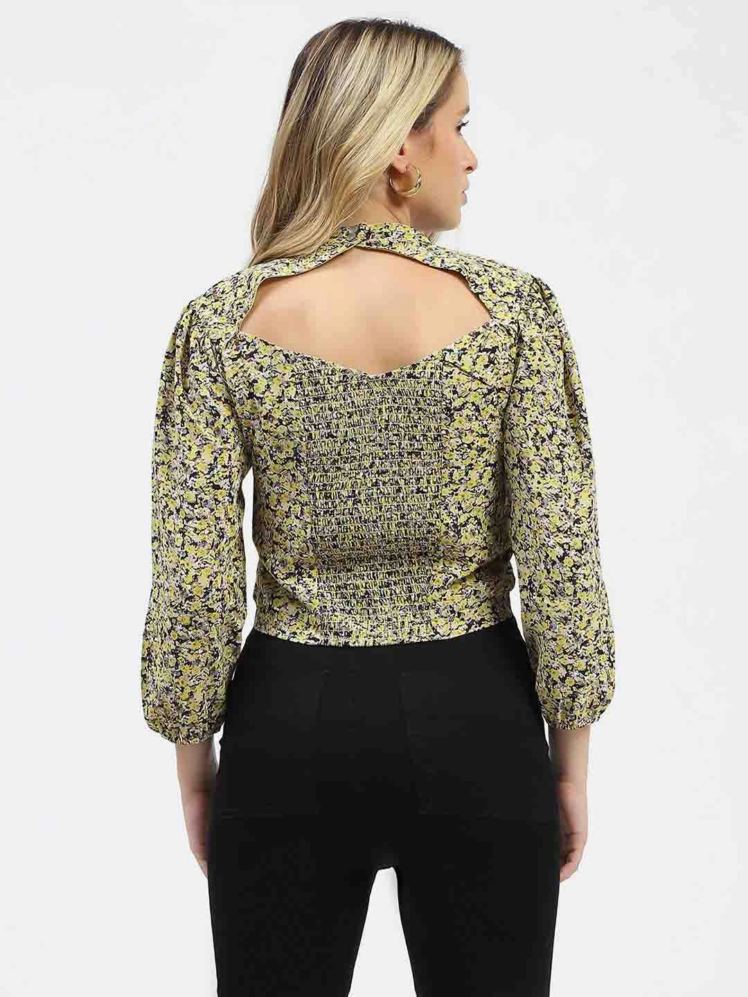 LayeringFriendly Weight Flex Fit Shoulder Construction Madame Citrus Top