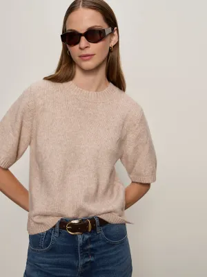 Perfect Sweater Tee Fawn NonToxicCoating Workout Apparel