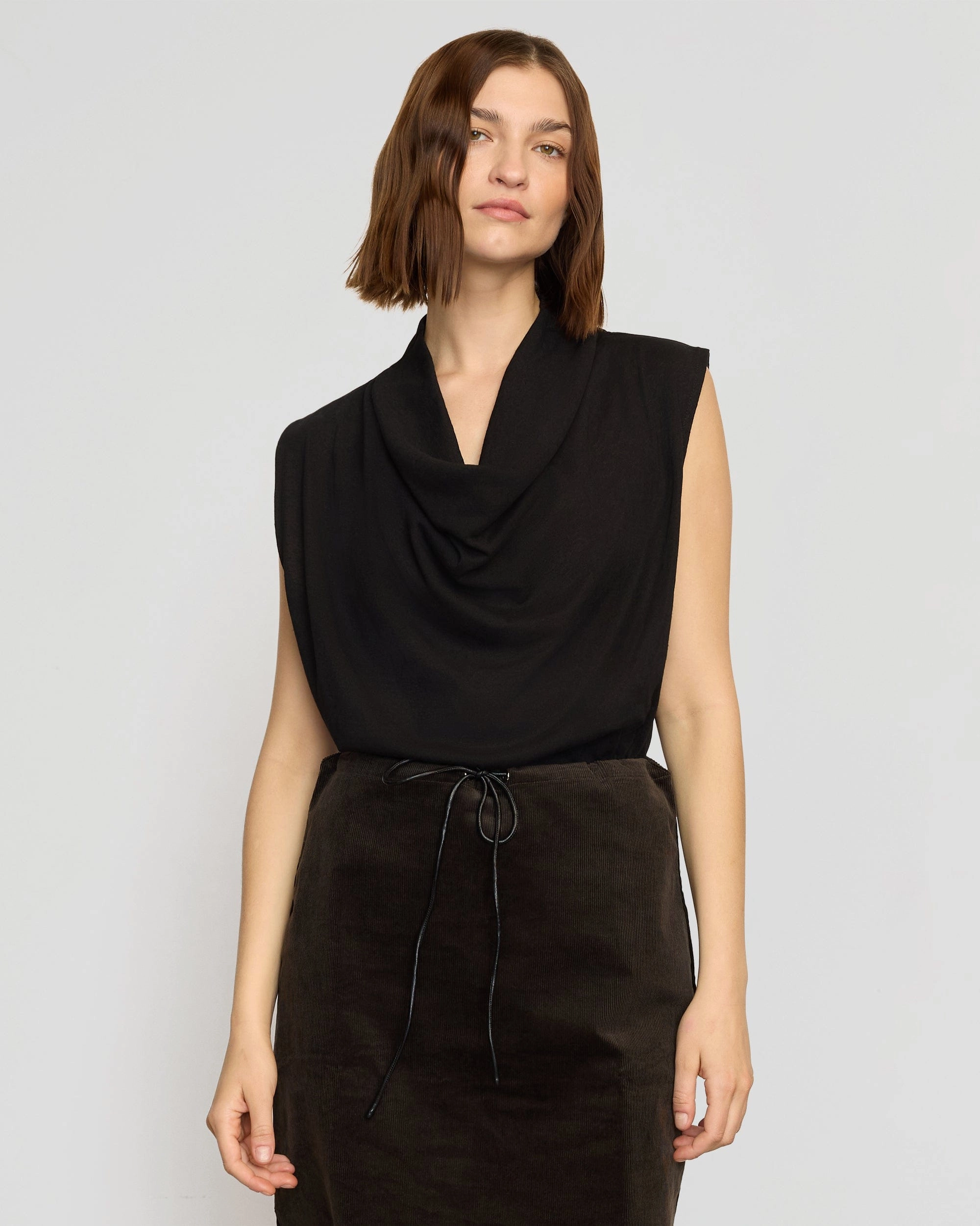 Ramona Cowl-Neck Tee EcoFriendlyBlend