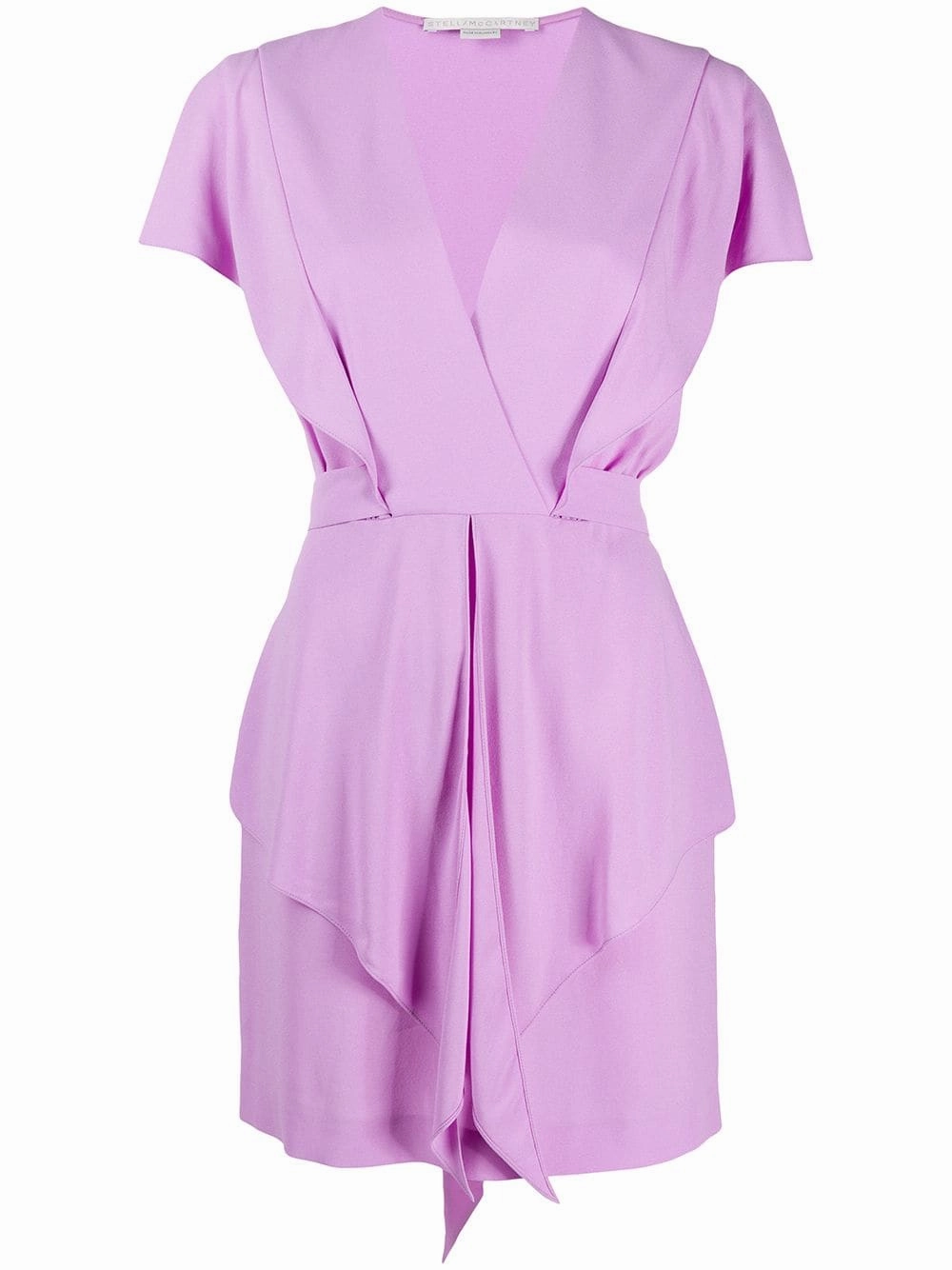 Sheer Element Limited-Edition V NECK TIE WAIST DRESS