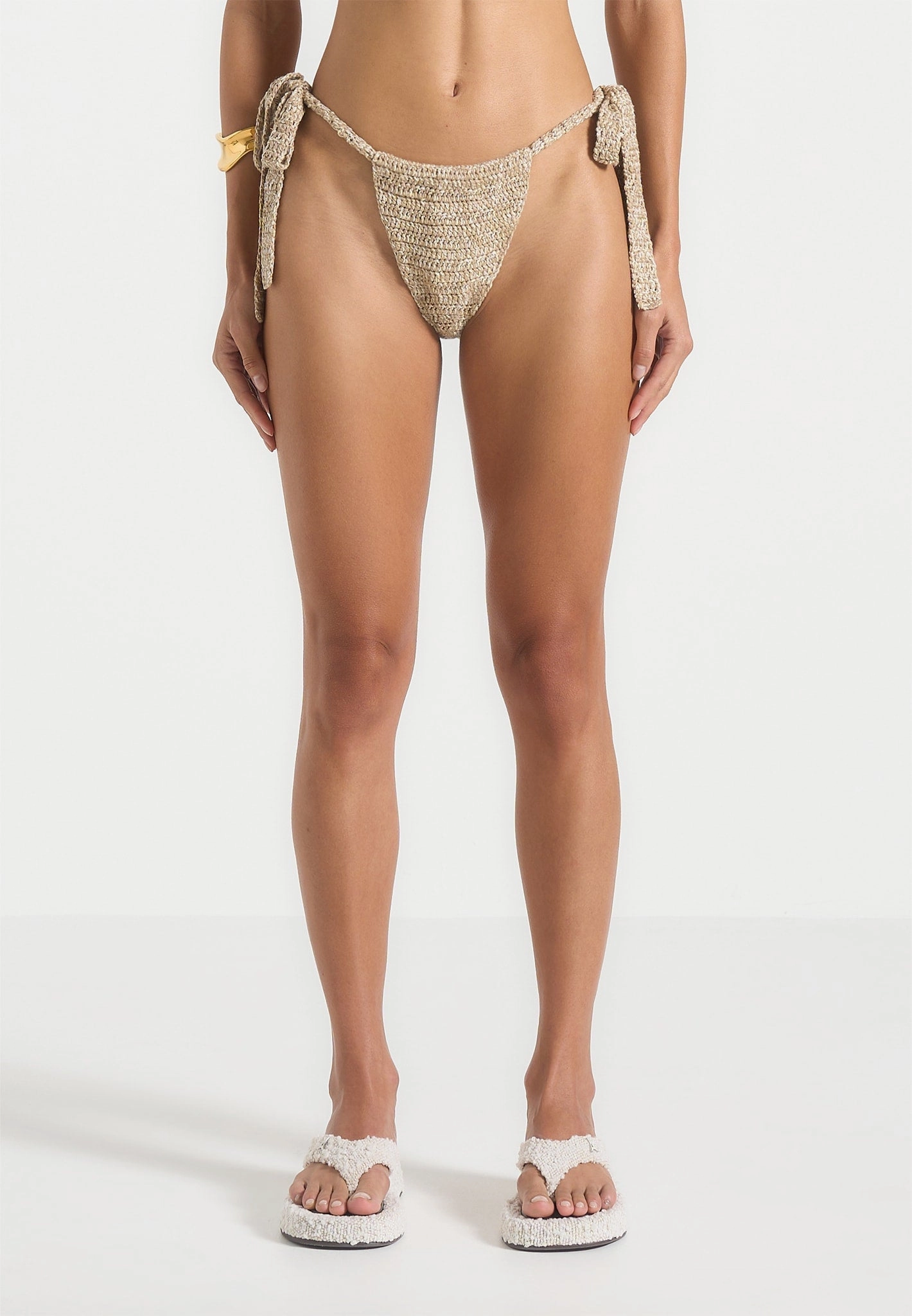 Valentine - Crochet Bikini Bottoms - Natural Fade Resistant Dye Essential Wear