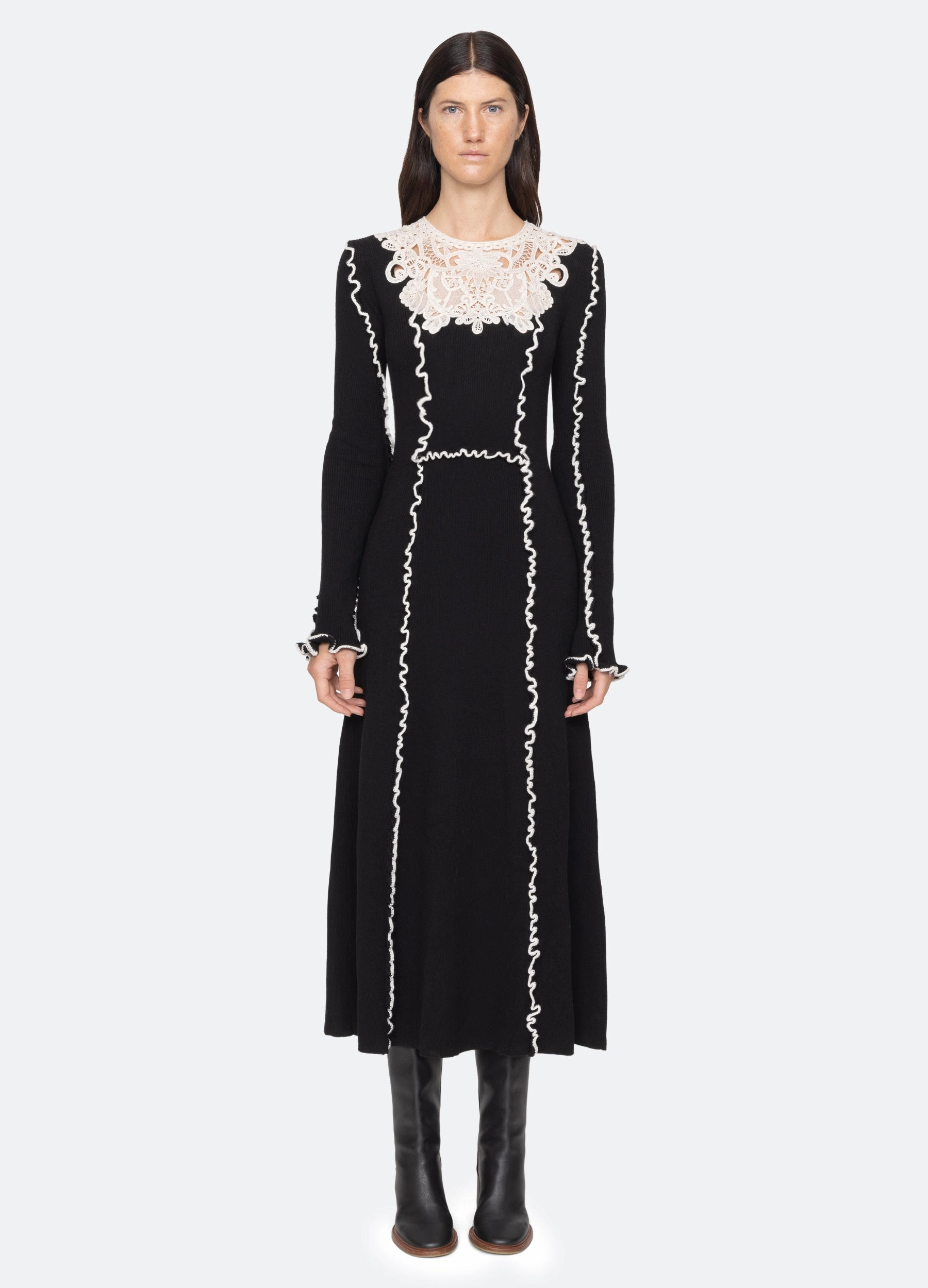 AntiFrayEdging Chic Layering Vania Dress