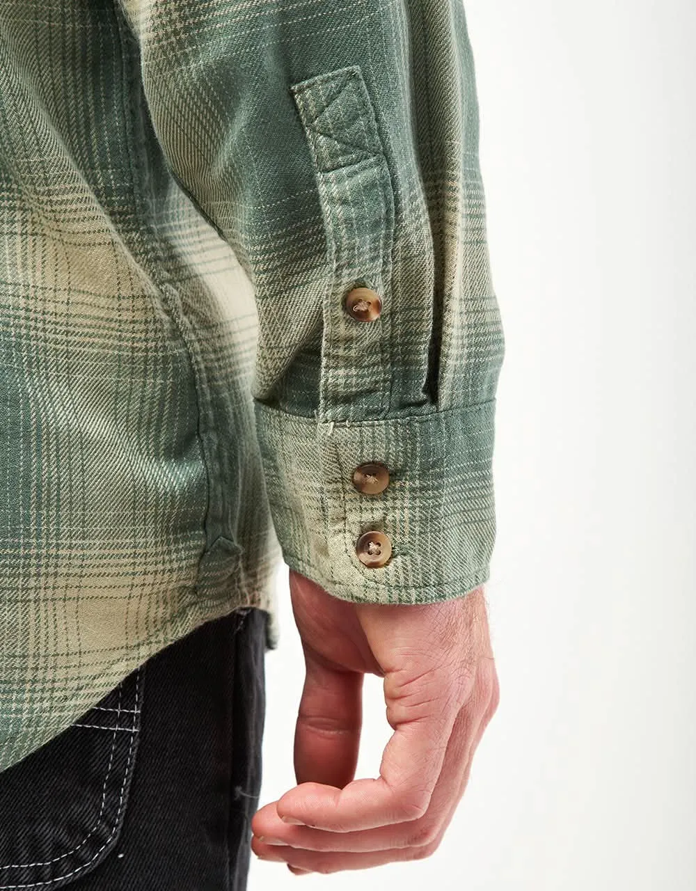 Vans Monterey III Flannel Shirt - Dark Forest/Elm