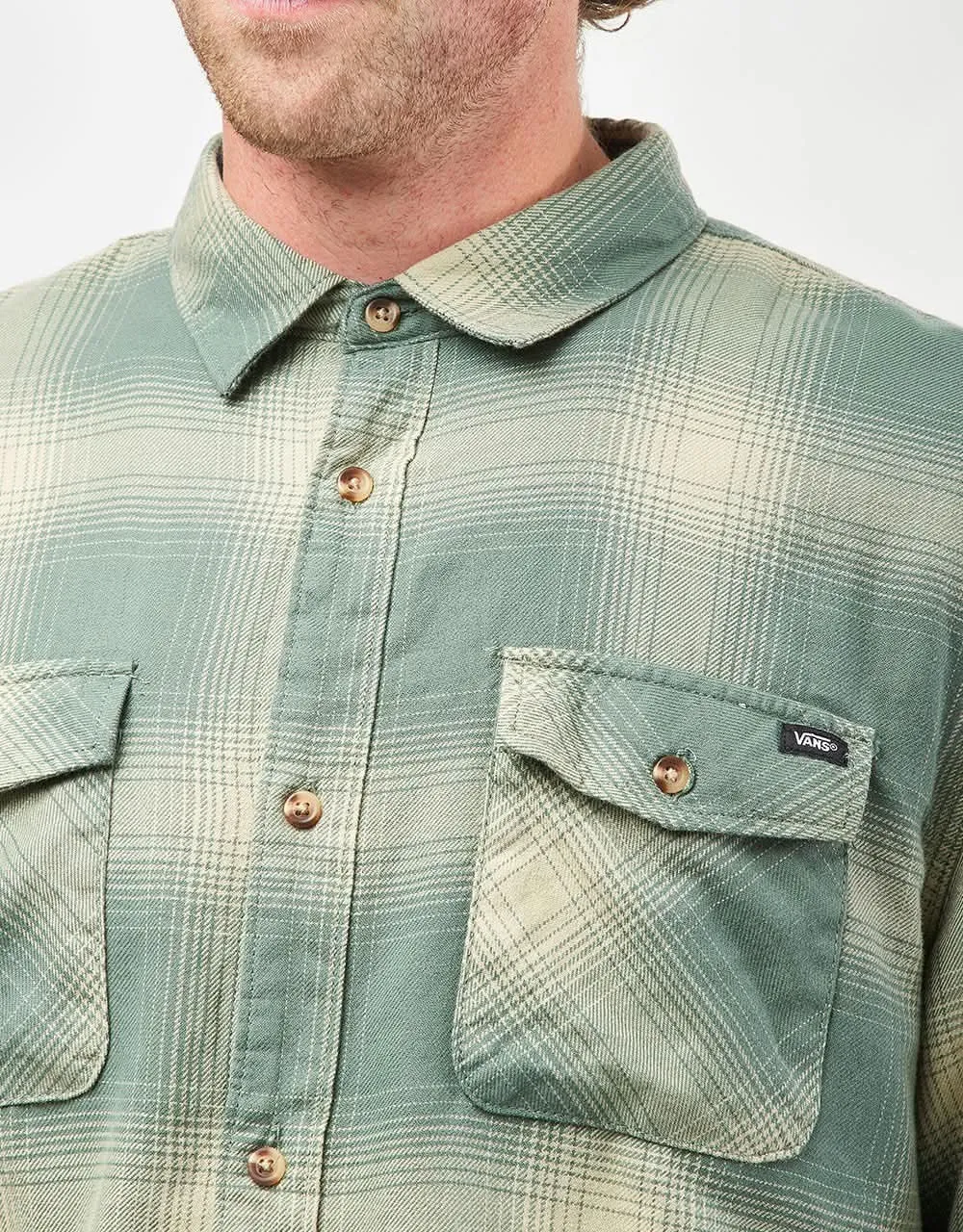 Vans Monterey III Flannel Shirt - Dark Forest/Elm