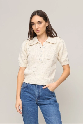 Relaxed Cut Sweater Polo