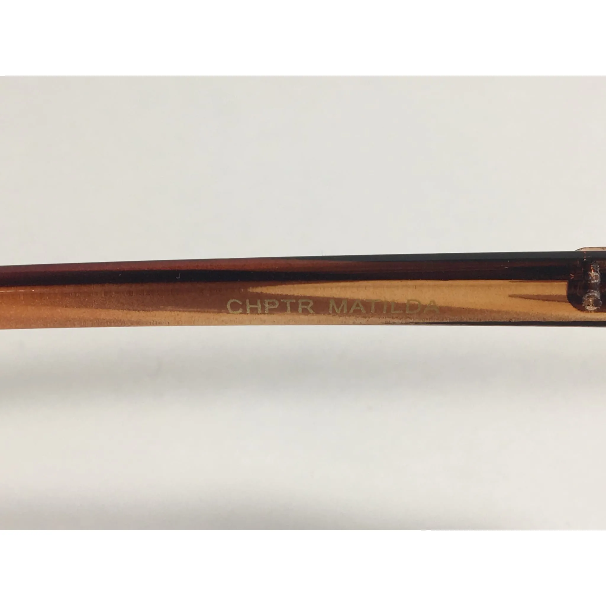 Versace 19V69 Italia CHPTR MATILDA Round Sunglasses Brown Wood Clear Brown Gradient Lens