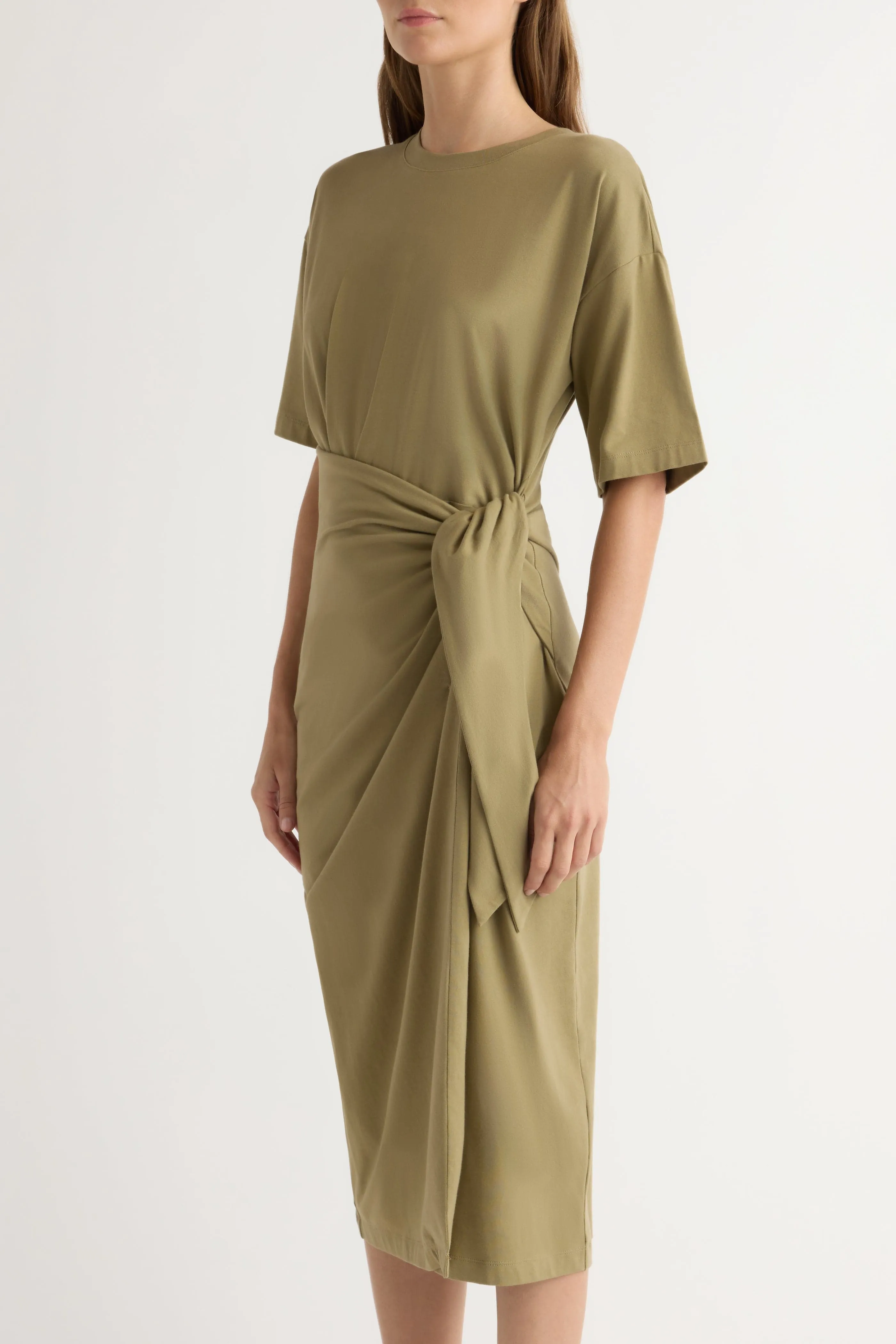 Noa Organic Cotton T-Shirt Wrap Dress Flow Friendly