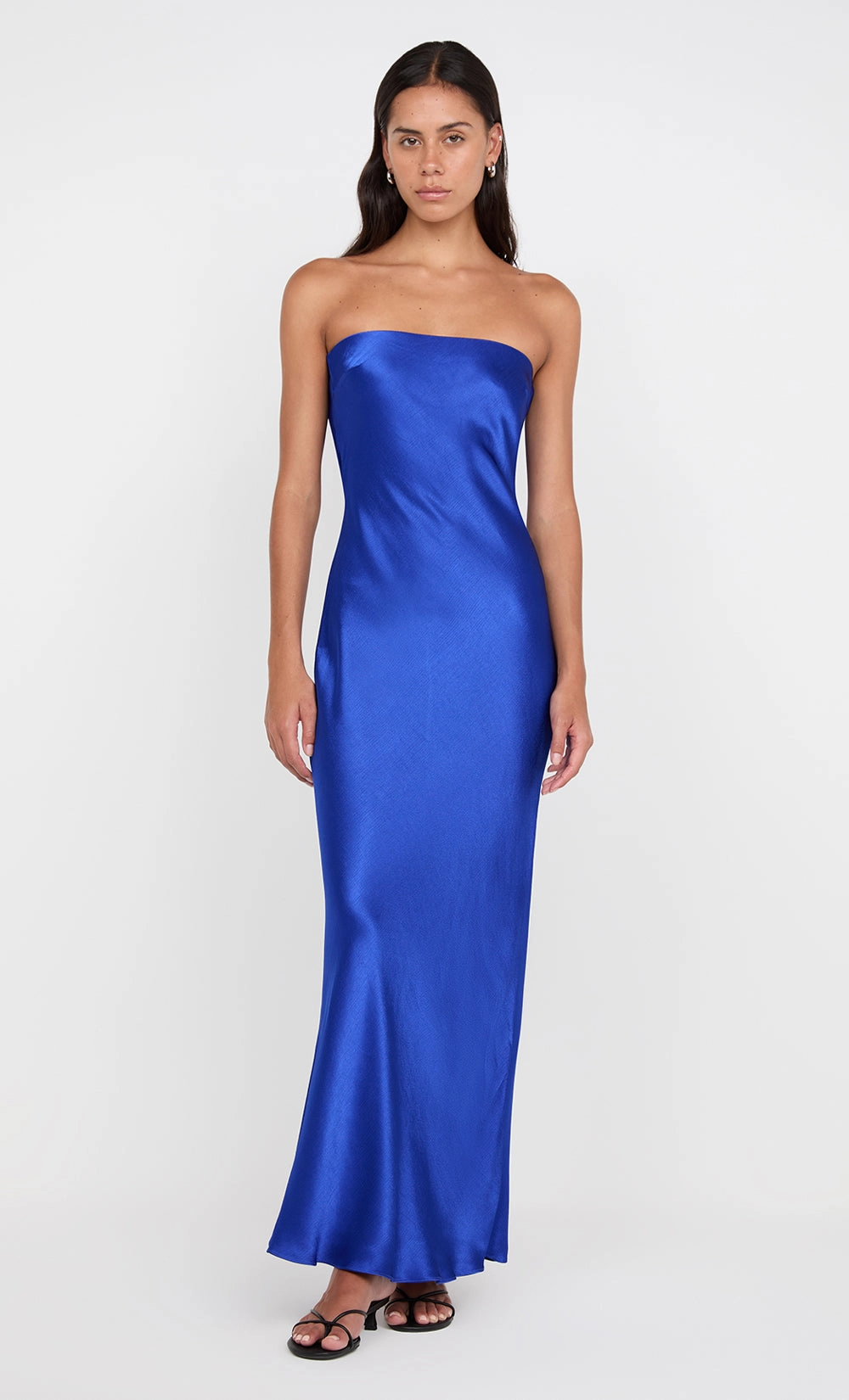 MOONDANCE STRAPLESS DRESS - MEDITERRANEAN BLUE Pastel Sky